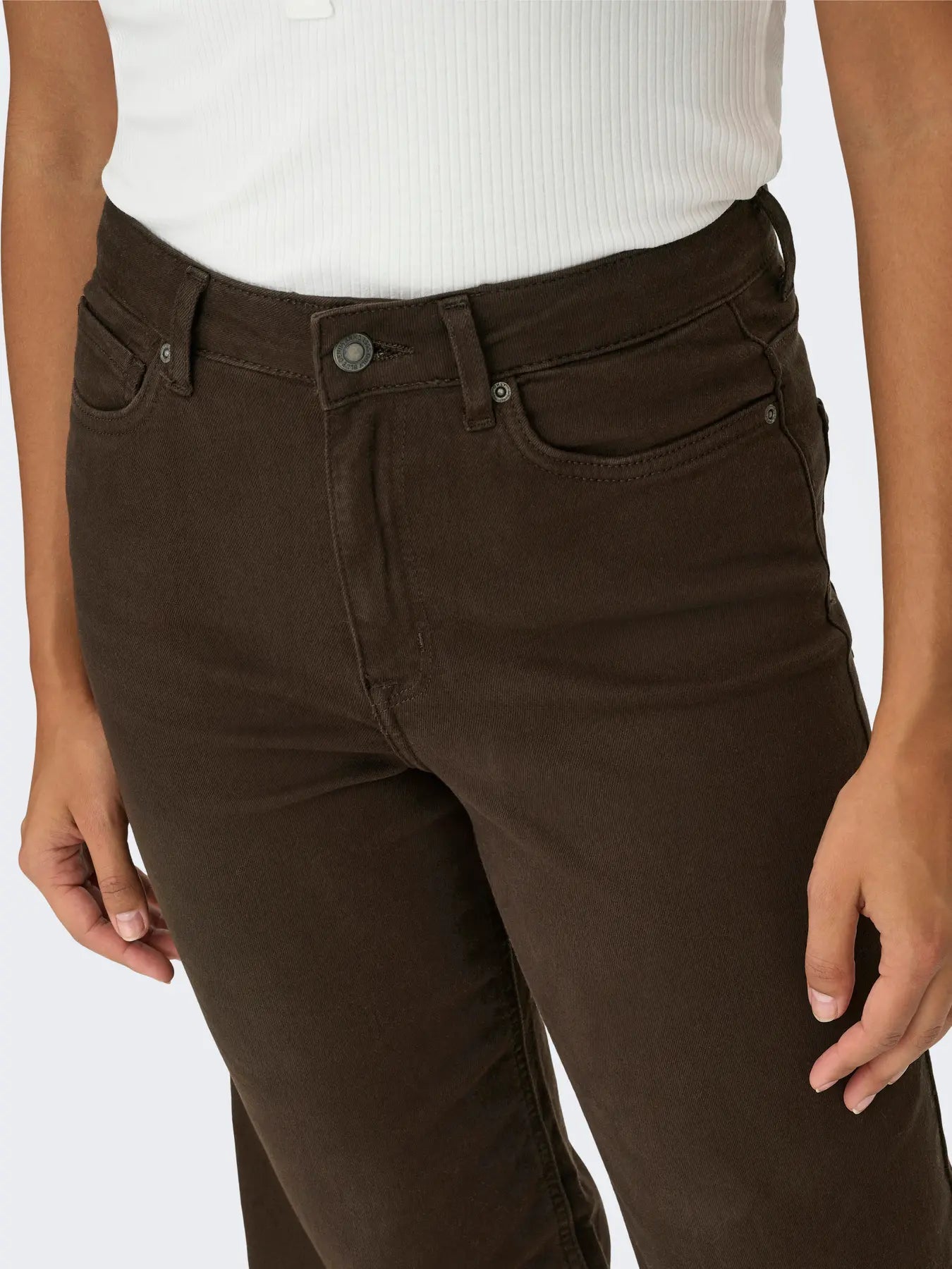 Only naisten farkut Madison Blush, tummanruskea