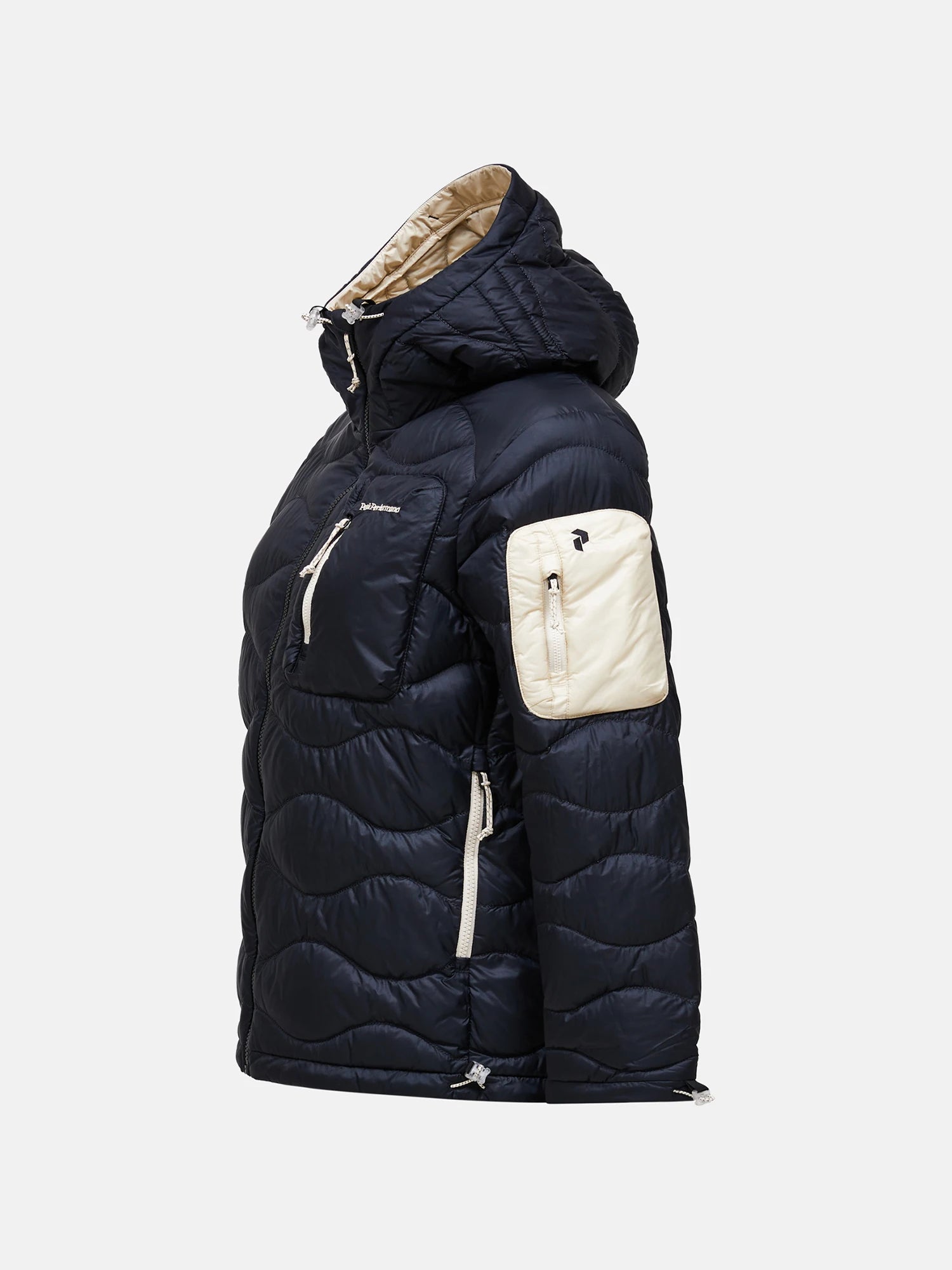 Peak Performance naisten untuvatakki Helium Utility Down Hood Jacket, musta