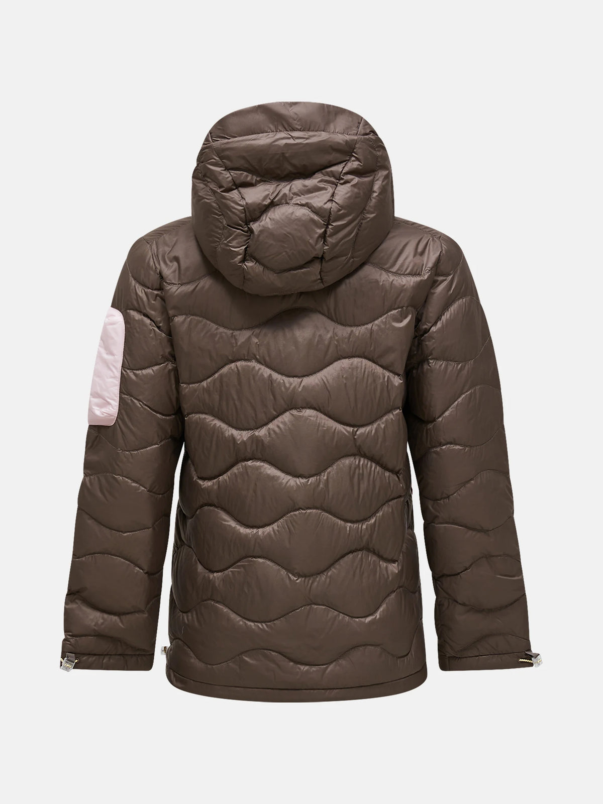 Peak Performance naisten untuvatakki Helium Utility Down Hood Jacket, kaakaonruskea