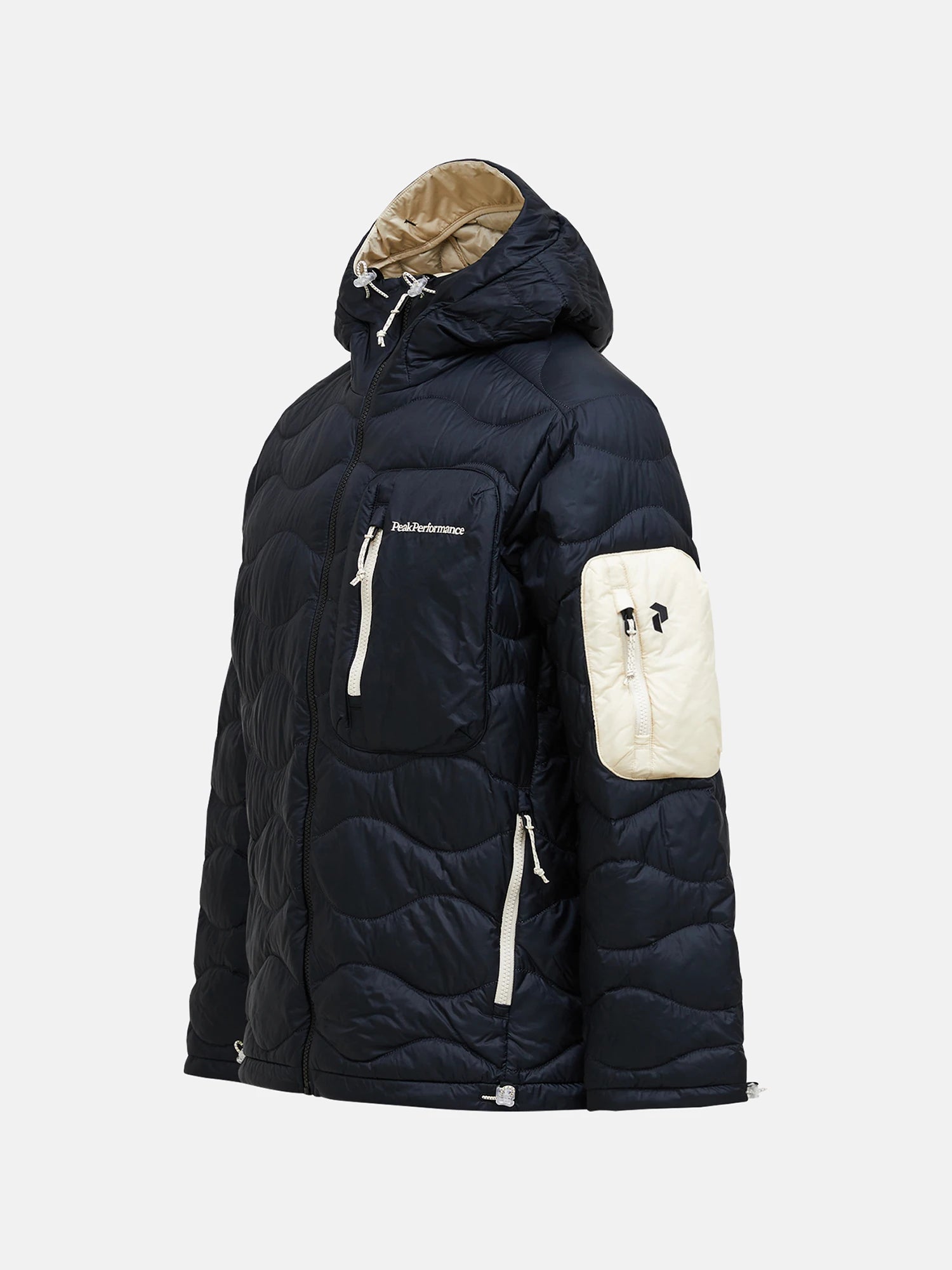Peak Performance miesten takki Helium Utility Down Hood Jacket, musta