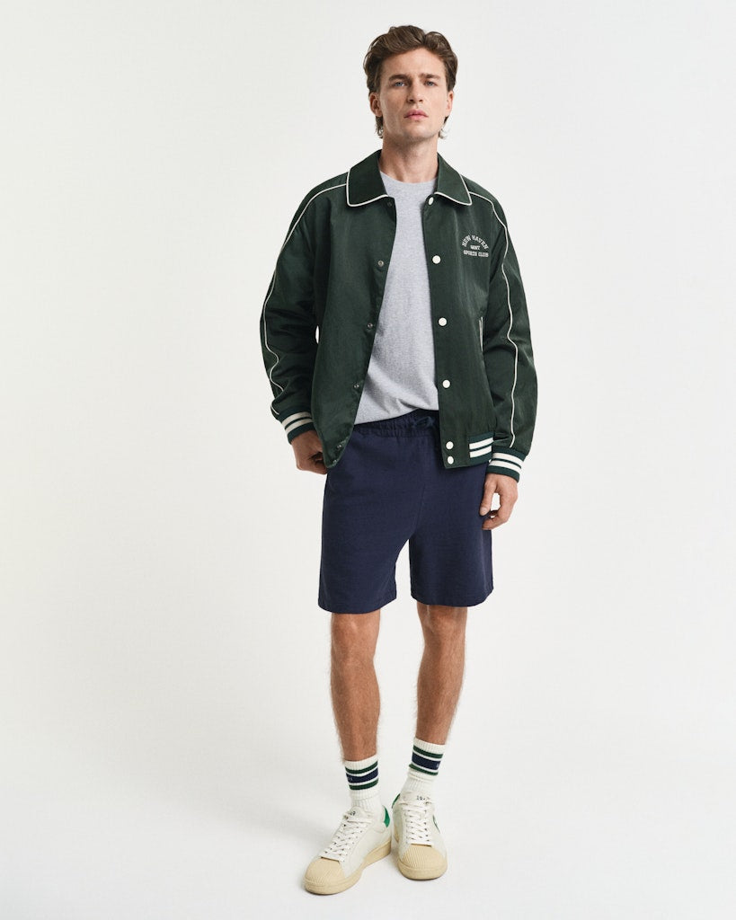 Gant miesten t-paita K Reg Archive Shield EMB SS T-Shirt, vaaleanharmaa melee