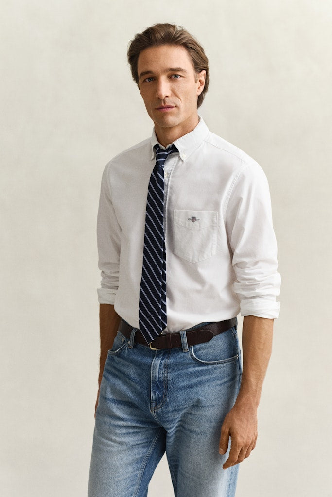 Gant kauluspaita K Regular Oxford Shirt, valkoinen