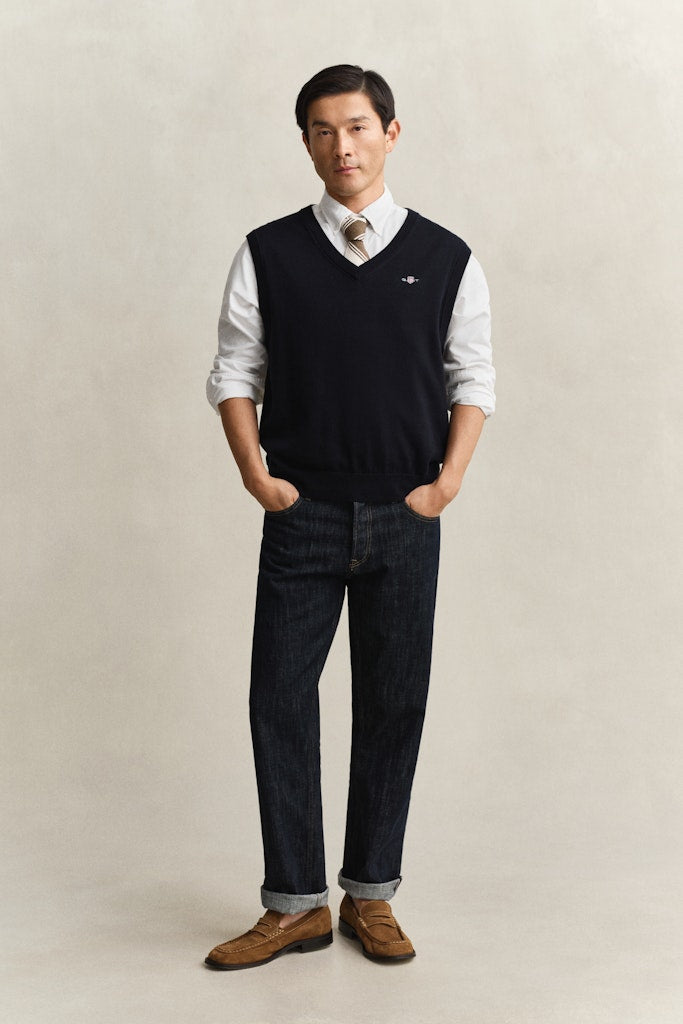 Gant miesten kauluspaita Slim Fit Classic Poplin Shirt, Valkoinen