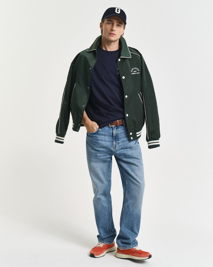 Gant miesten t-paita K Reg Archive Shield EMB SS T-Shirt, tummansininen