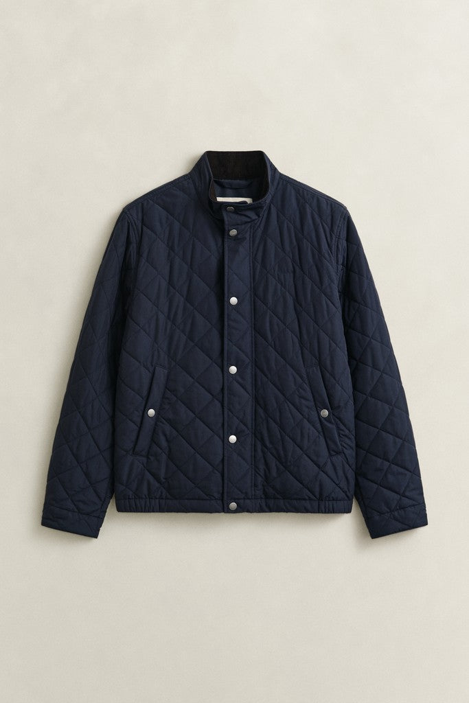 Gant miesten tikkitakki Classic Quilted Jacket, tummansininen