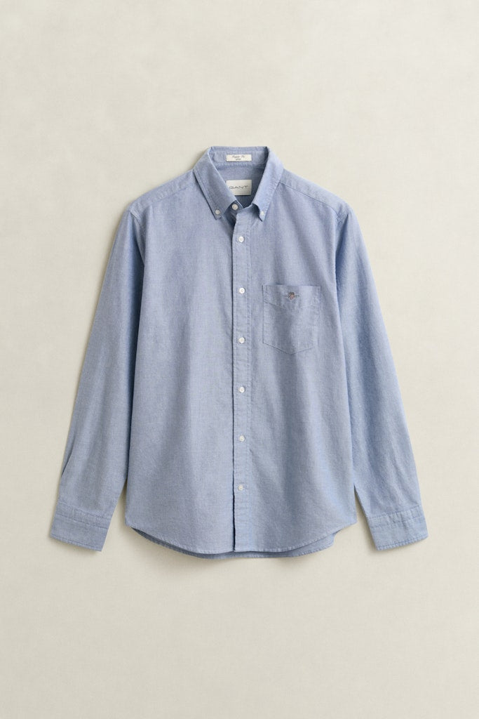 Gant miesten kauluspaita Regular Oxford, vaaleansininen
