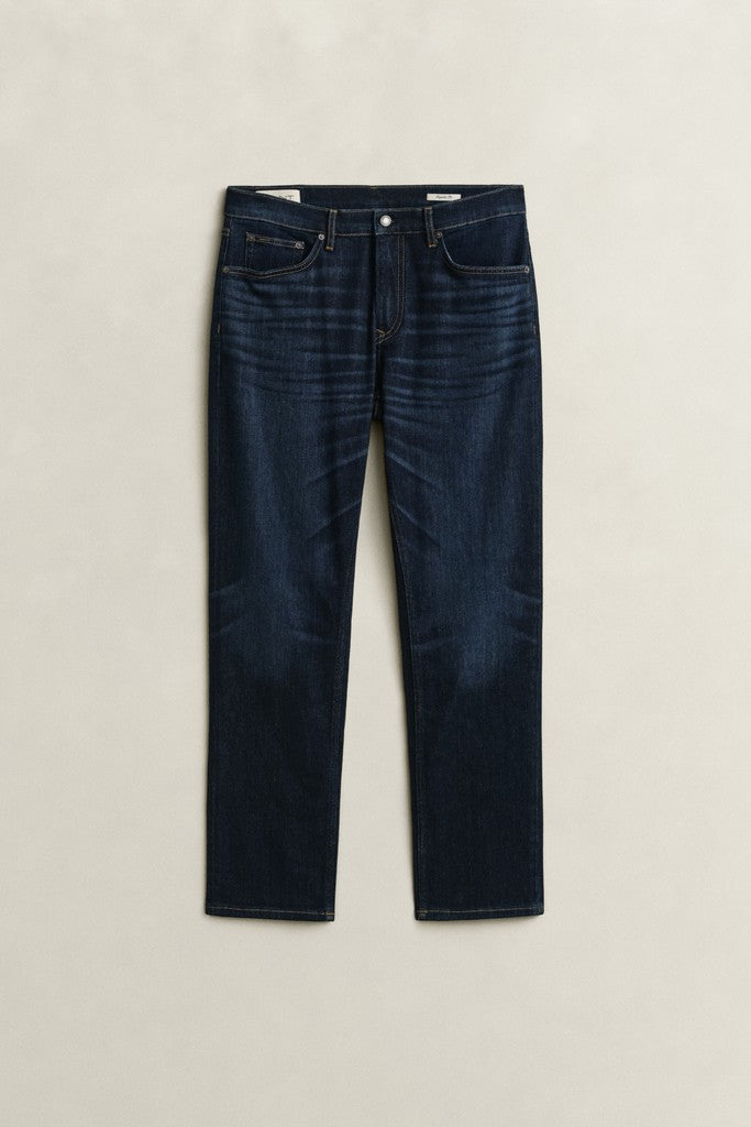 Gant miesten farkut Classic Regular Denim Jeans, tummansininen