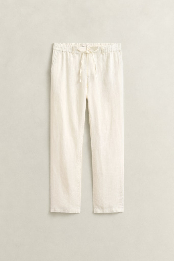Gant miesten housut Regular Linen Pant, kerma