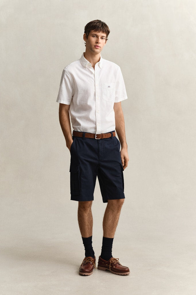 Gant miesten cargo-shortsit Regular Classic Cargo, tummansininen