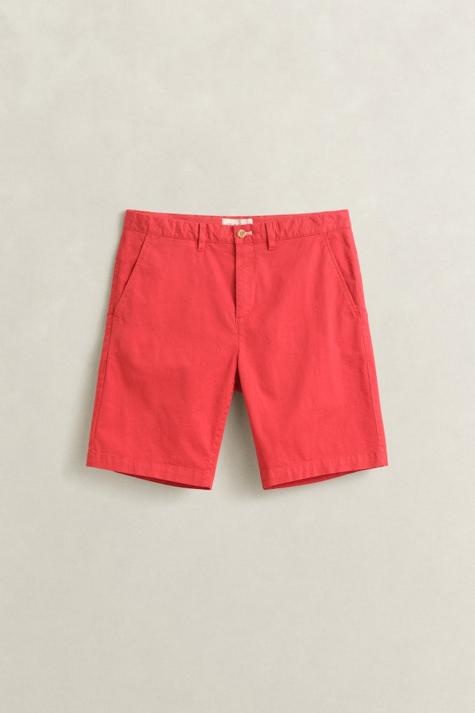 Gant miesten shortsit K Reg Sun Faded Chino Shorts, punainen