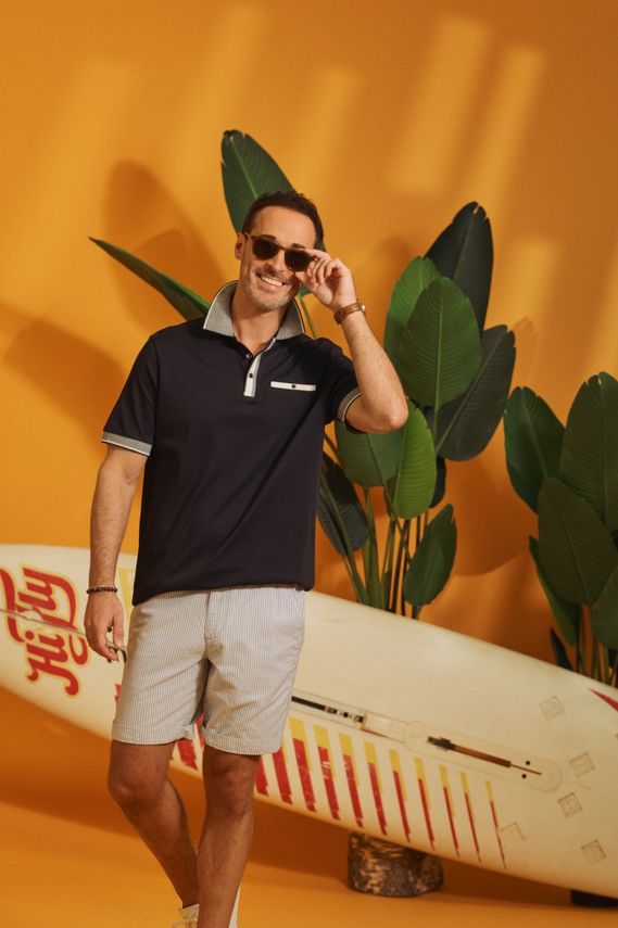 Gino marcello miesten pikeepaita Polo Performance Shirt, tummansininen