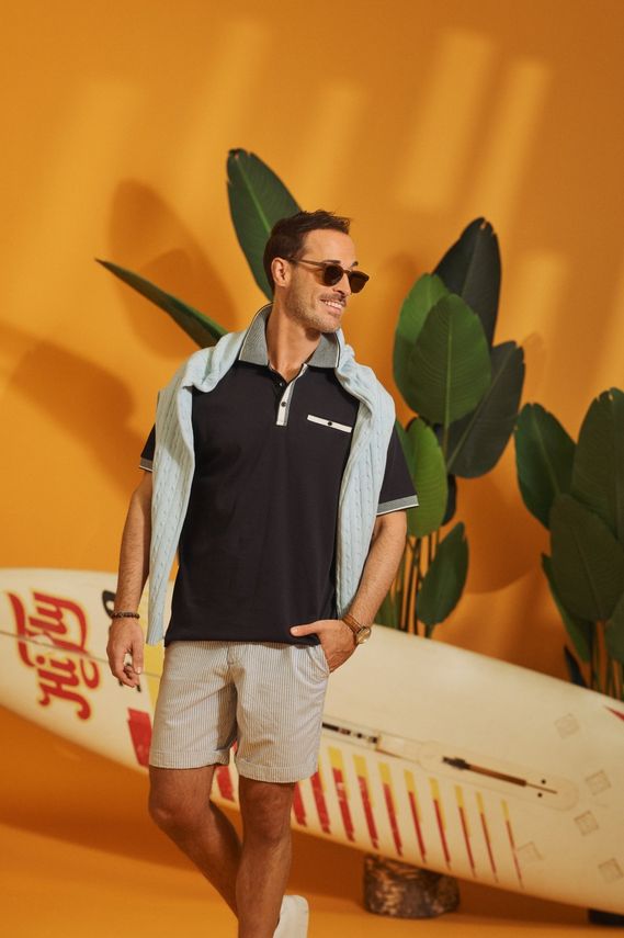 Gino marcello miesten pikeepaita Polo Performance Shirt, tummansininen