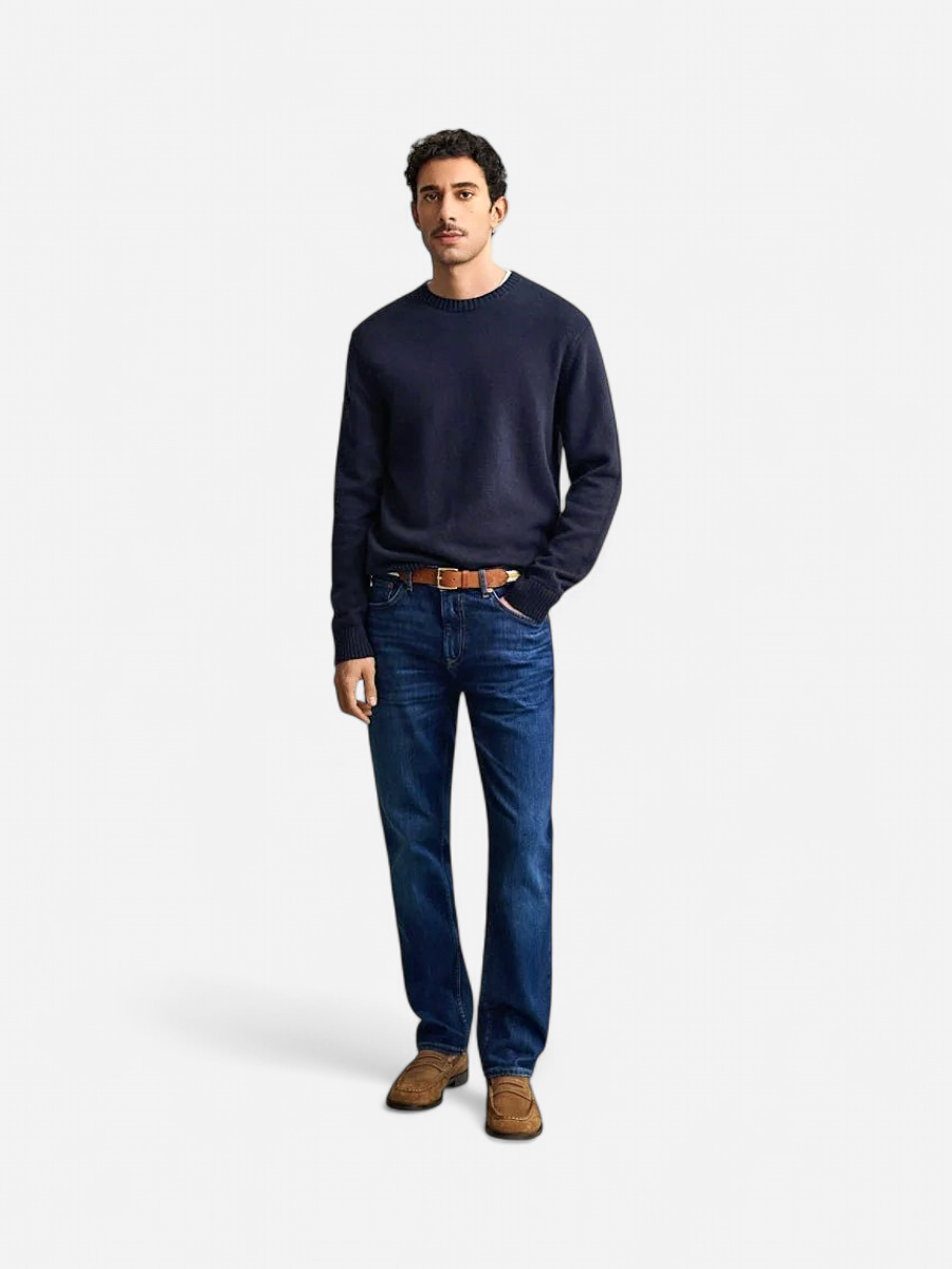 Gant miesten farkut Regular Fit Clean Wash Jeans, sininen - Kekäle.fi