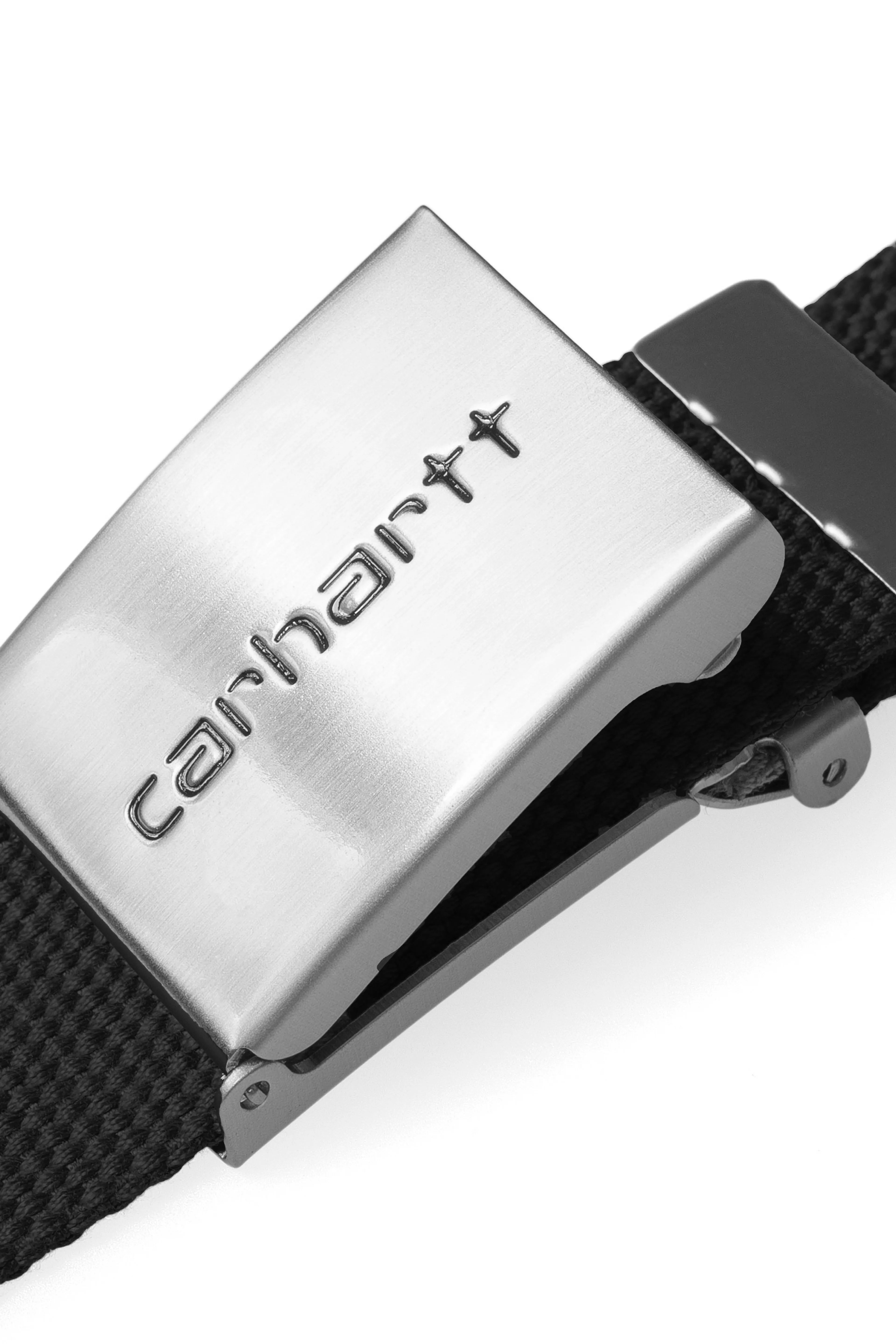 Carhartt miesten vyö Clip Belt Chrome, musta