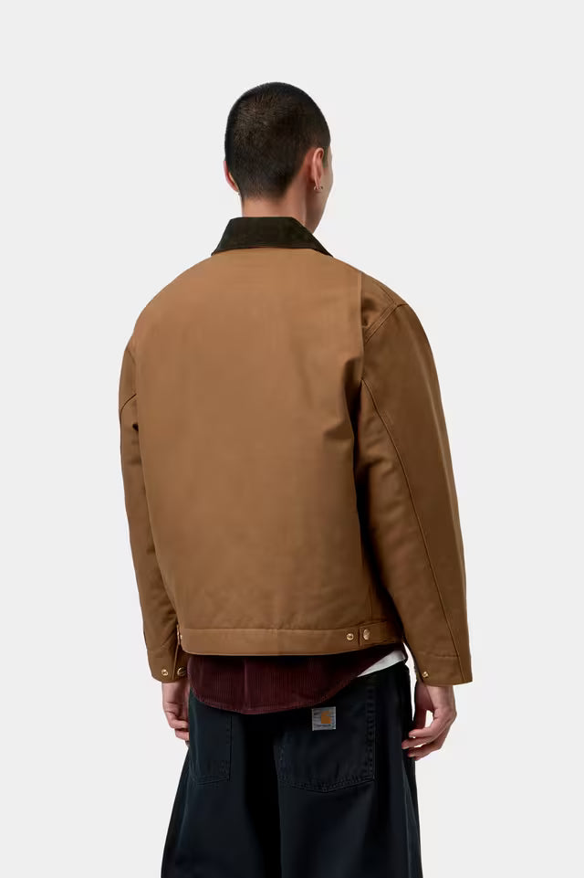 Carhartt miesten takki OG Detroit Jacket (Winter) 'Dearborn' Ca, konjakinruskea