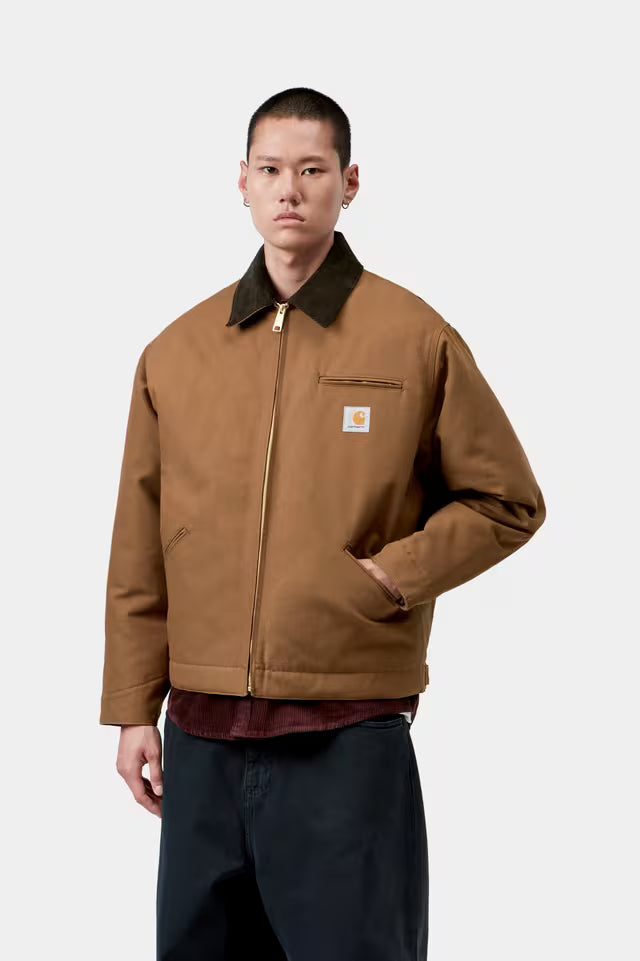 Carhartt miesten takki OG Detroit Jacket (Winter) 'Dearborn' Ca, konjakinruskea