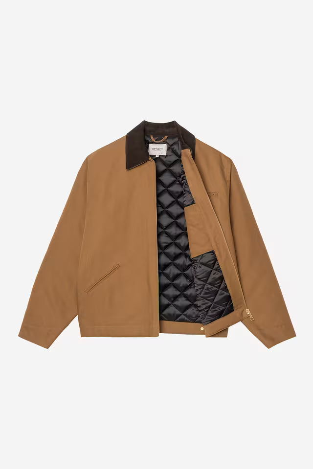 Carhartt miesten takki OG Detroit Jacket (Winter) 'Dearborn' Ca, konjakinruskea