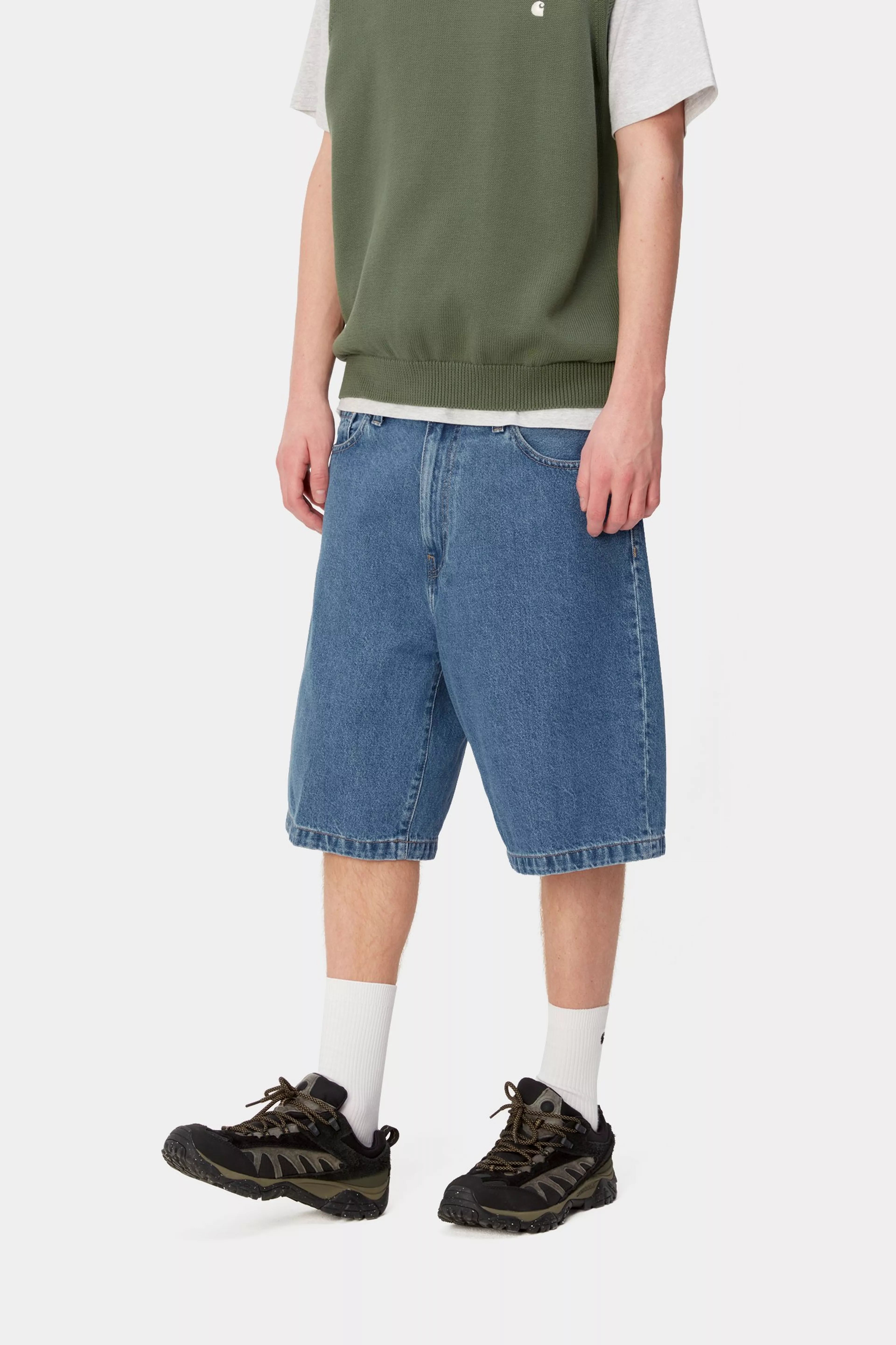 Carhartt miesten farkkushortsit Landon Shorts, Sininen, Indigo