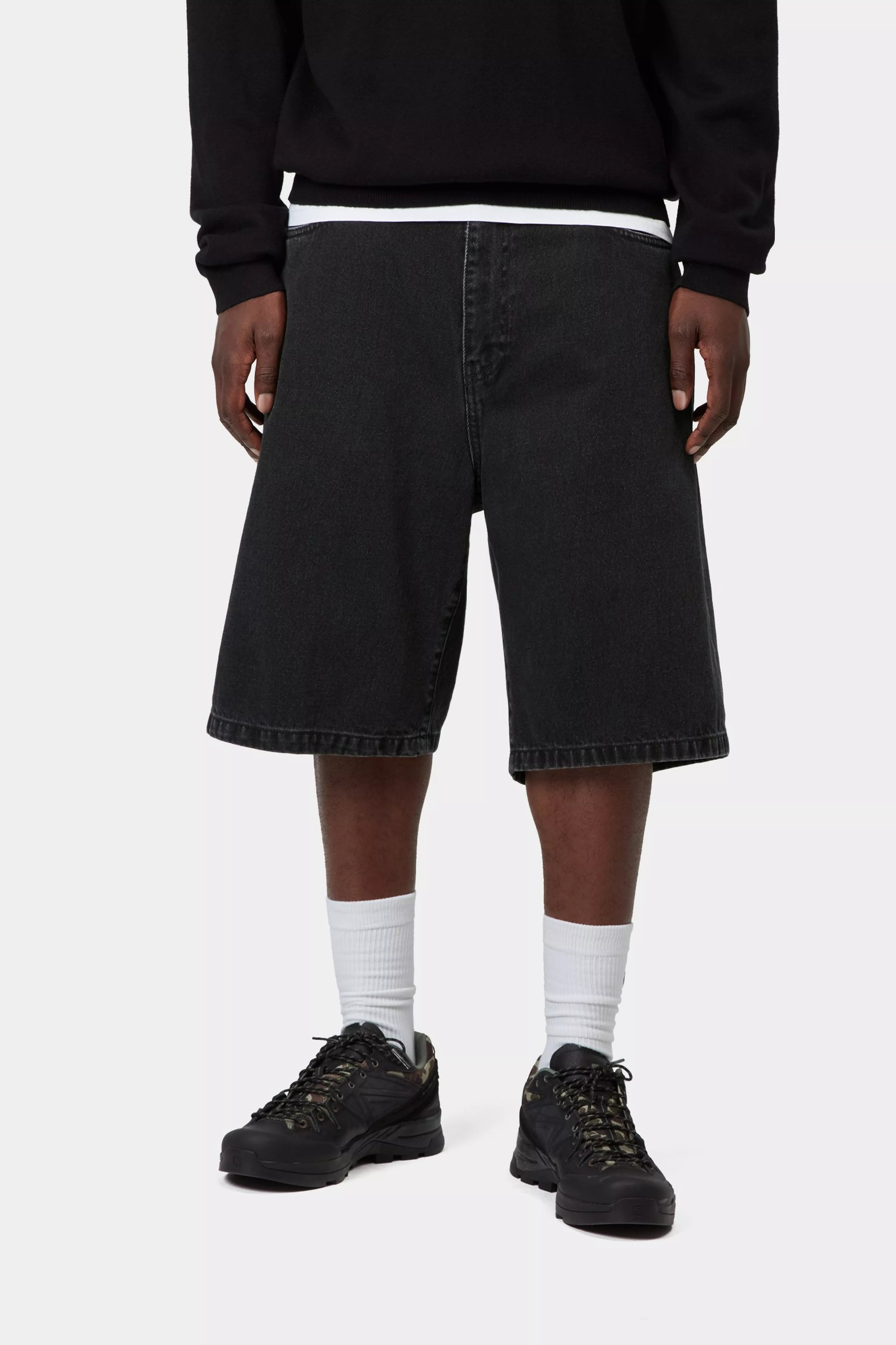 Carhartt miesten farkkushortsit Landon, musta