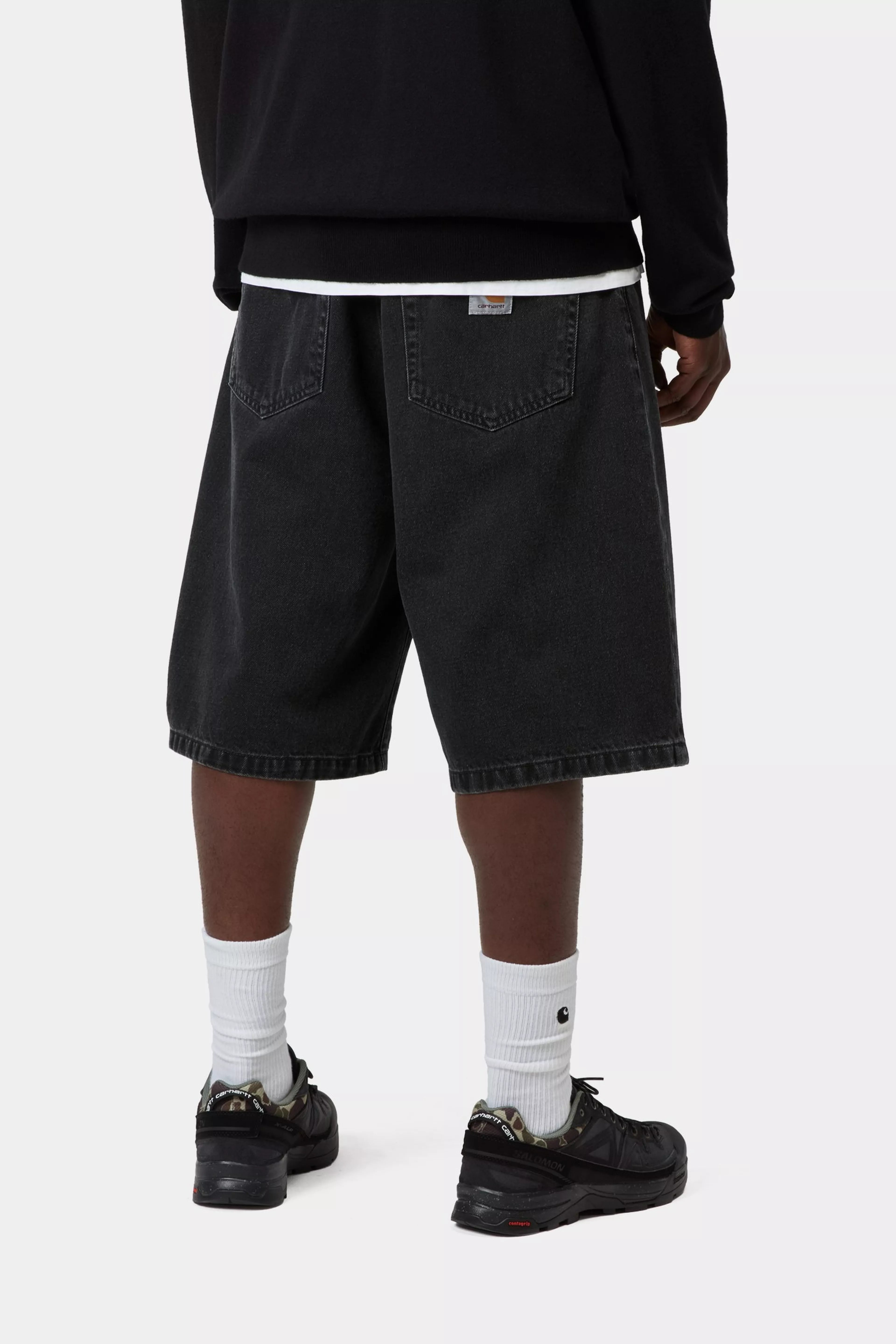 Carhartt miesten farkkushortsit Landon, musta