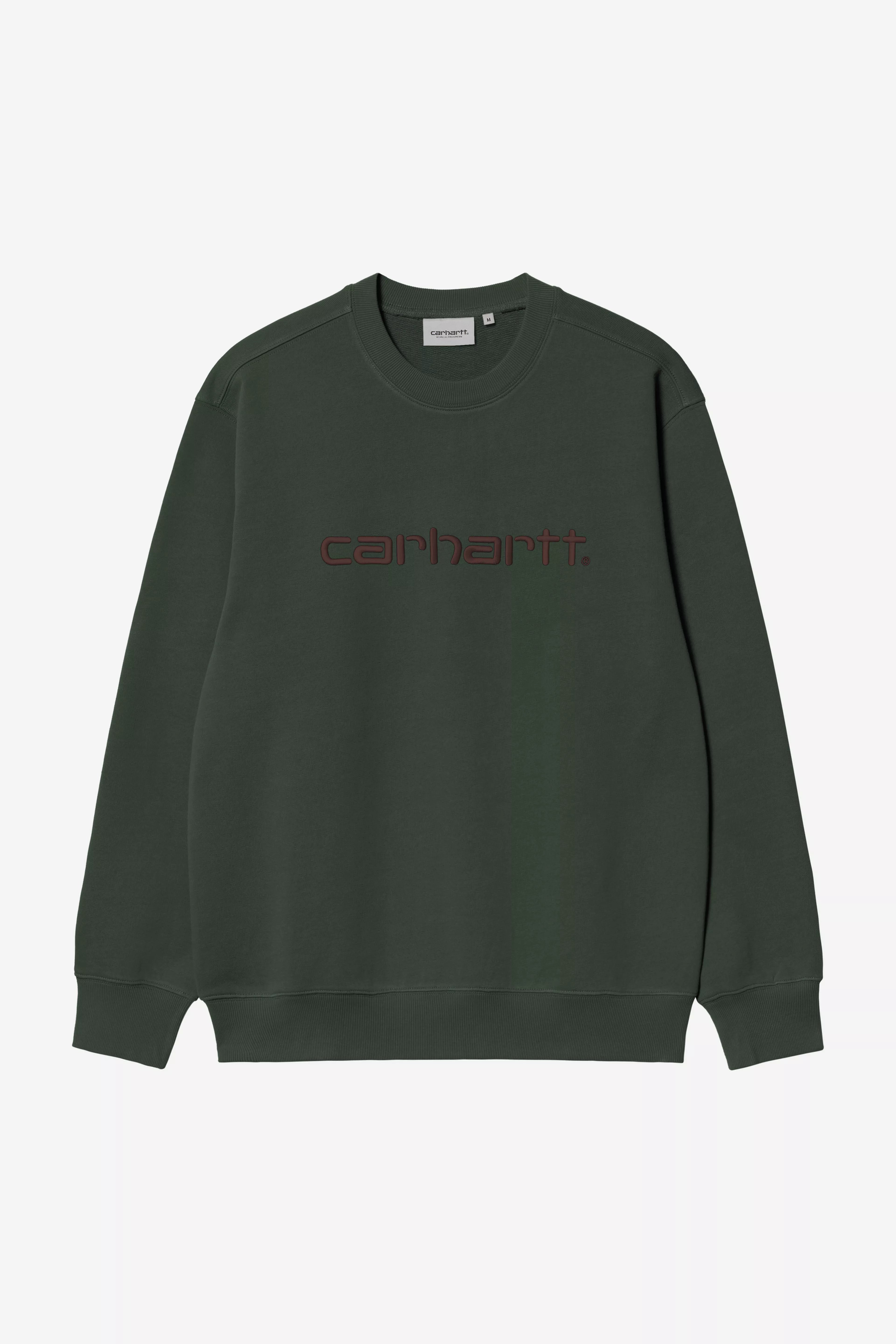 Carhartt miesten collegepaita Carhartt Sweatshirt, tummanvihreä