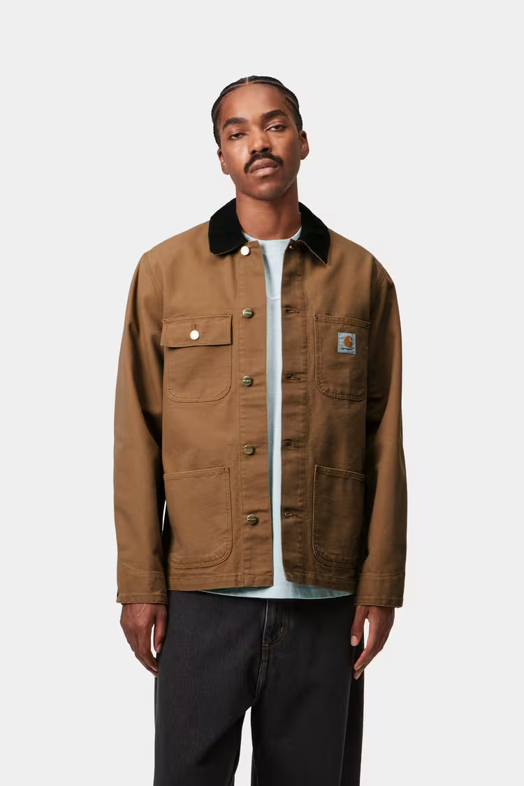 Carhartt miesten takki Michigan Coat (Summer) Dearborn Canvas, konjakinruskea