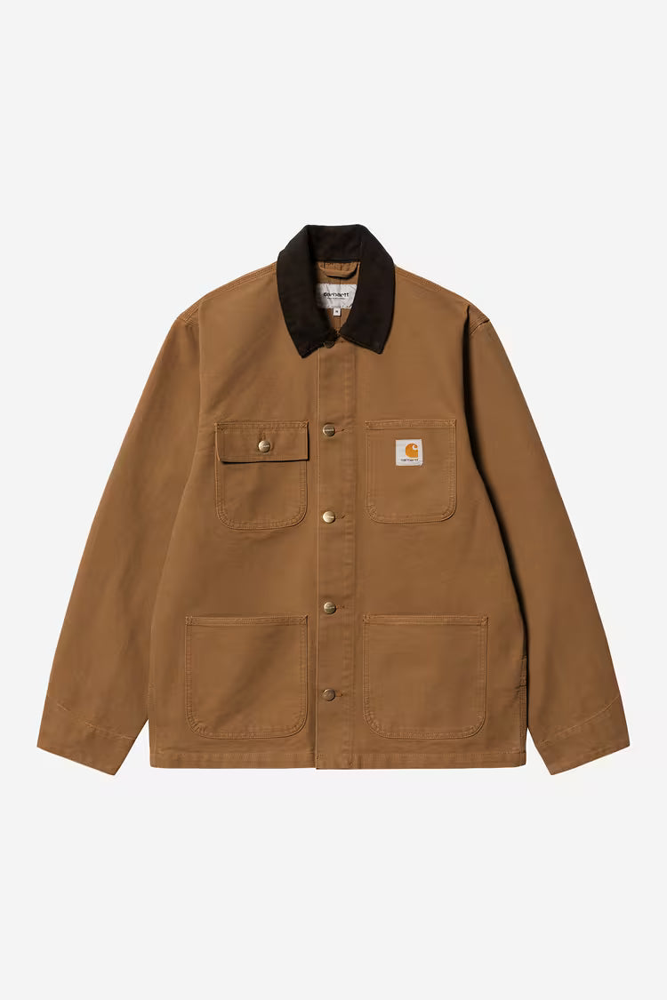 Carhartt miesten takki Michigan Coat (Summer) Dearborn Canvas, konjakinruskea