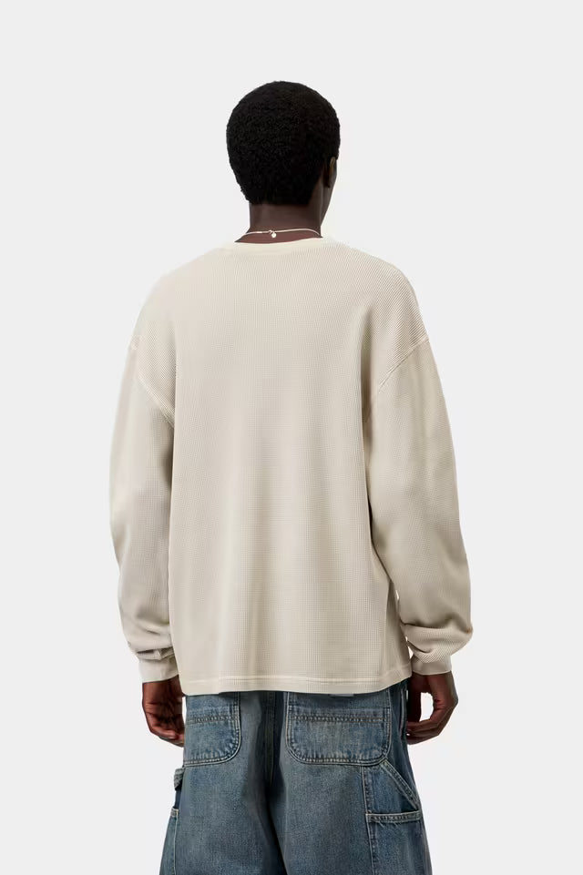 Carhartt miesten paita Vista Waffle T-Shirt, luonnonvalkoinen