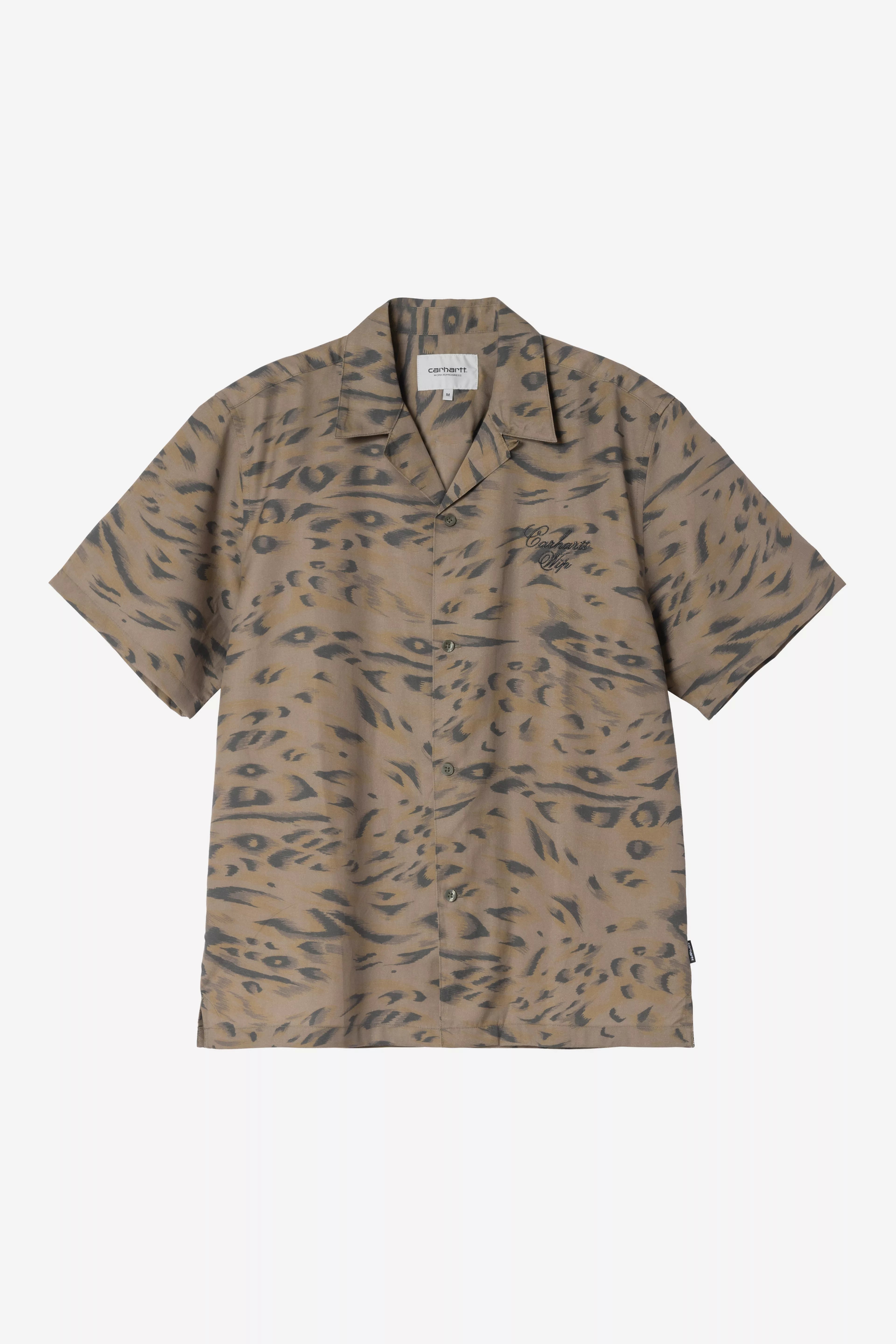 Carhartt miesten lyhythihainen kauluspaita Travon, vihreä kuosi
