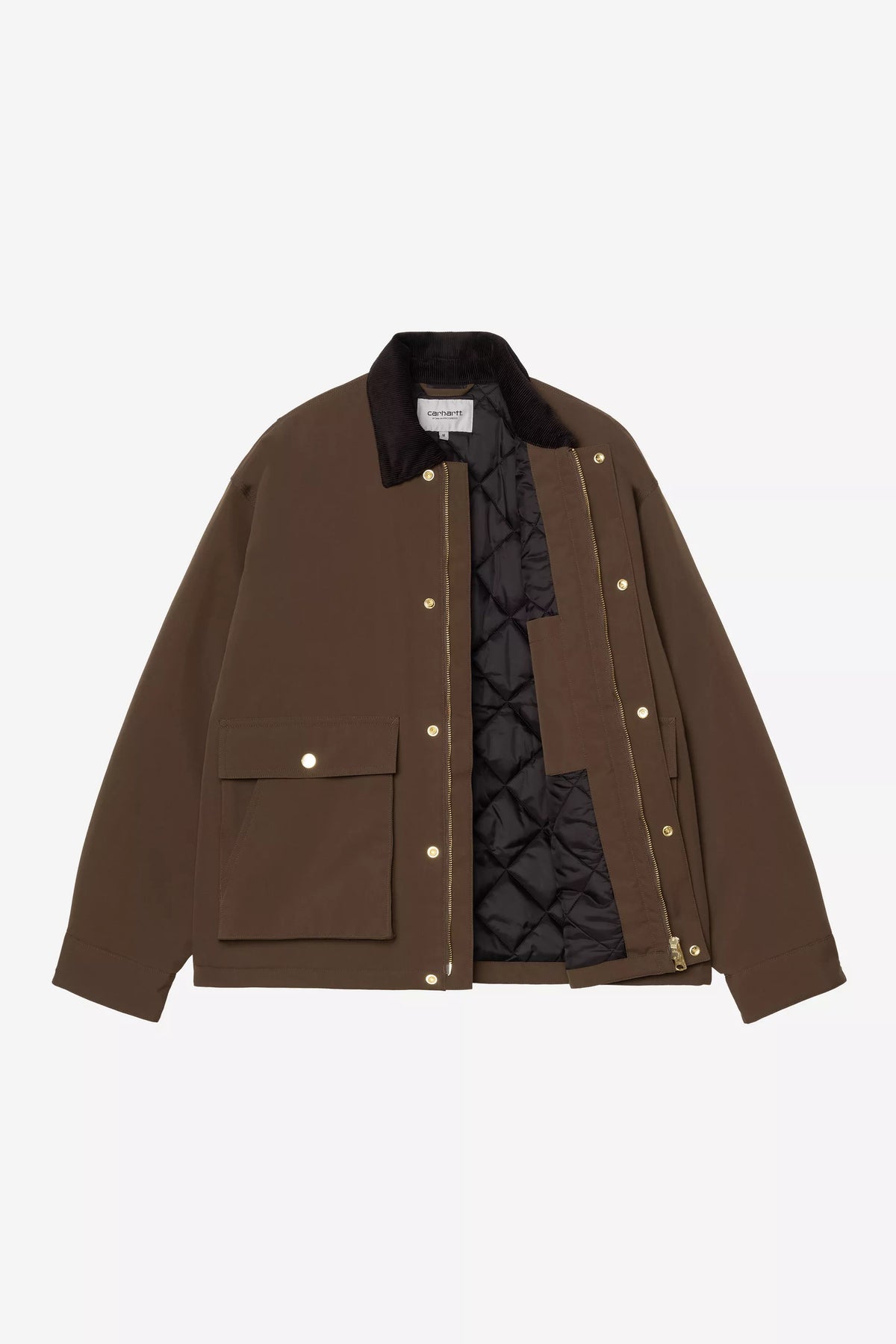 Carhartt miesten kevyt takki Quentin Jacket, Tobacco / Black