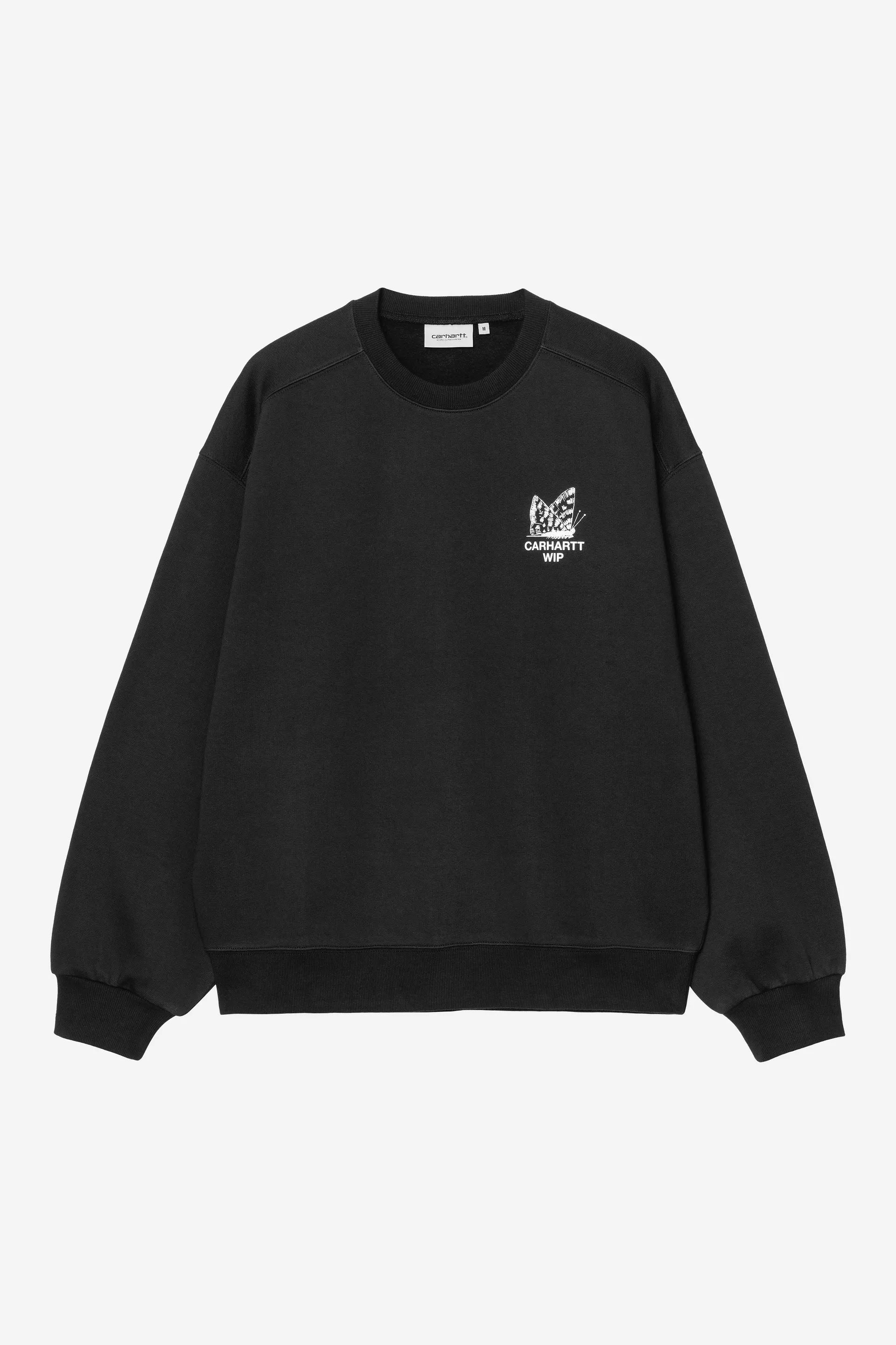 Carhartt miesten collegepaita Hourglass Sweatshirt, musta