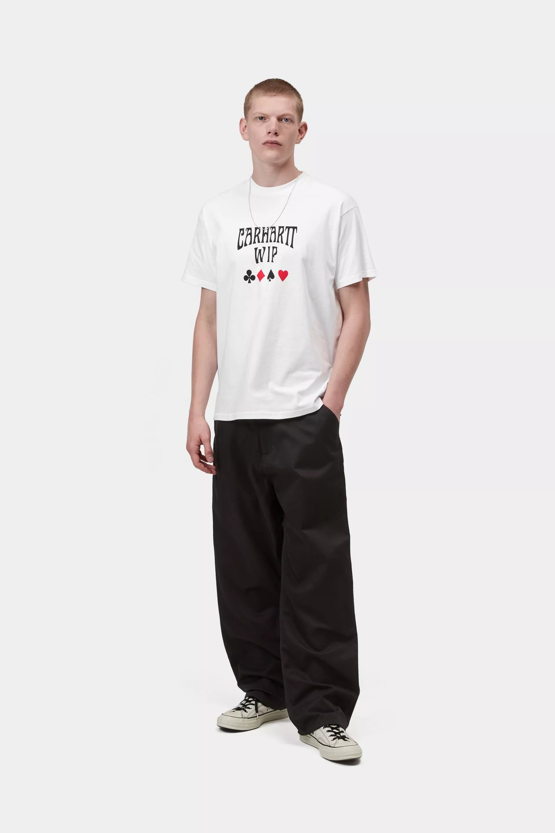 Carhartt miesten t-paita Deck T-Shirt, valkoinen