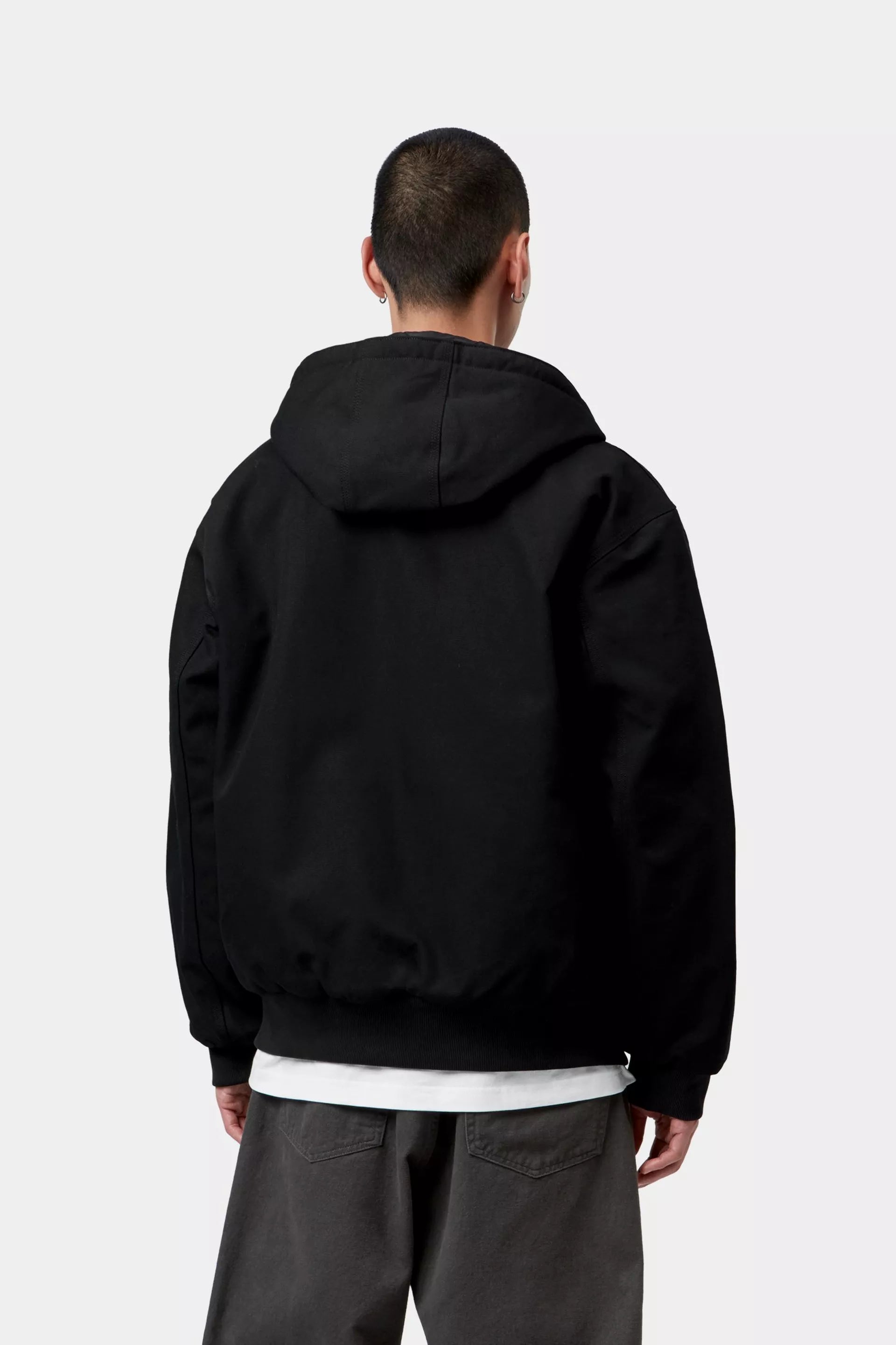 Carhartt miesten takki OG Active Jacket 'Dearborn' Canvas (Winter), musta