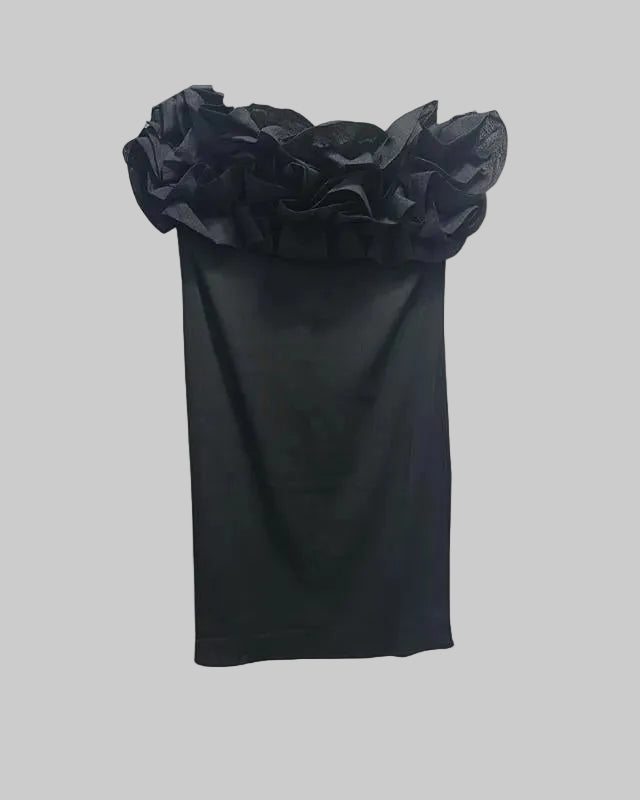 Vila mekko VITOVE Short Tube Dress, musta