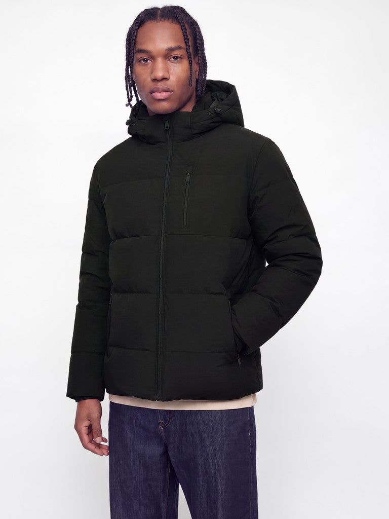 Jack and Jones miesten toppatakki Jjebecks Puffer SN, musta