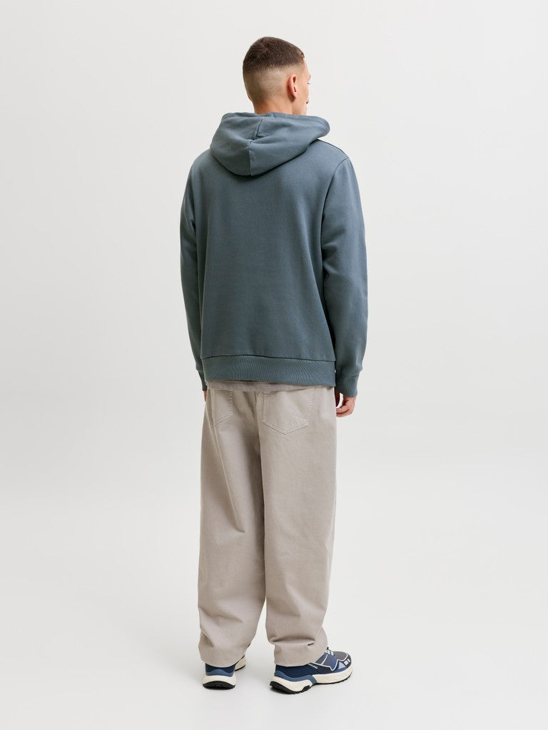 Jack and Jones miesten huppari Logo Sweat Hood, Turbulence