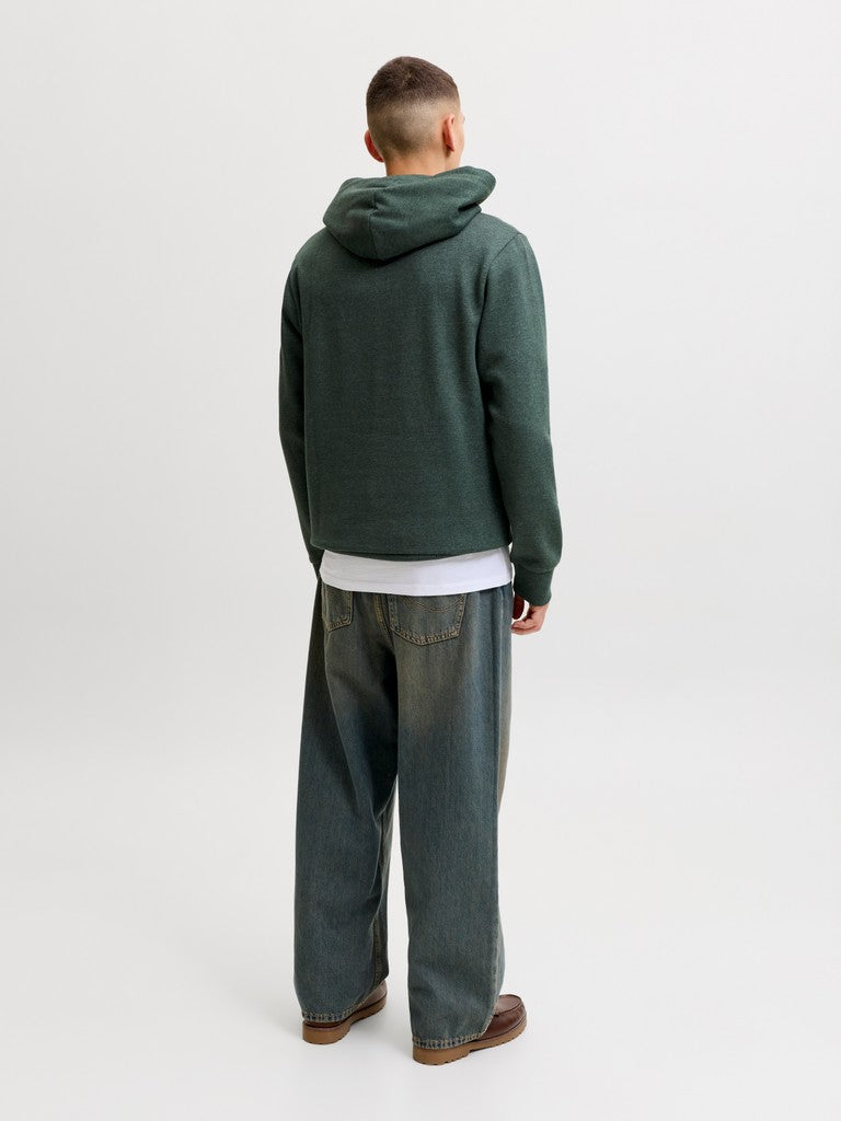 Jack and Jones miesten huppari Logo Sweat Hood, Scarab
