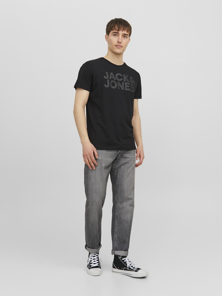 Jack and Jones Miesten T-Paita, JJECORP LOGO TEE SS O-NECK NOOS Black