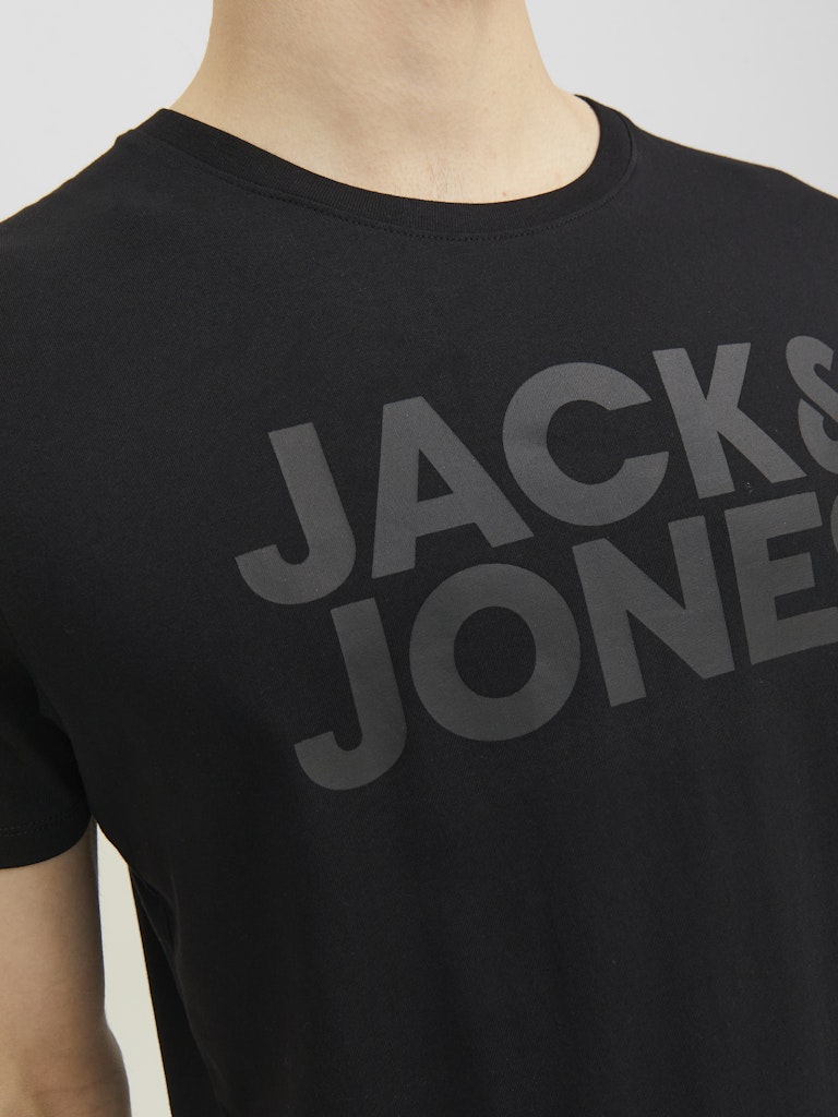 Jack and Jones Miesten T-Paita, JJECORP LOGO TEE SS O-NECK NOOS Black