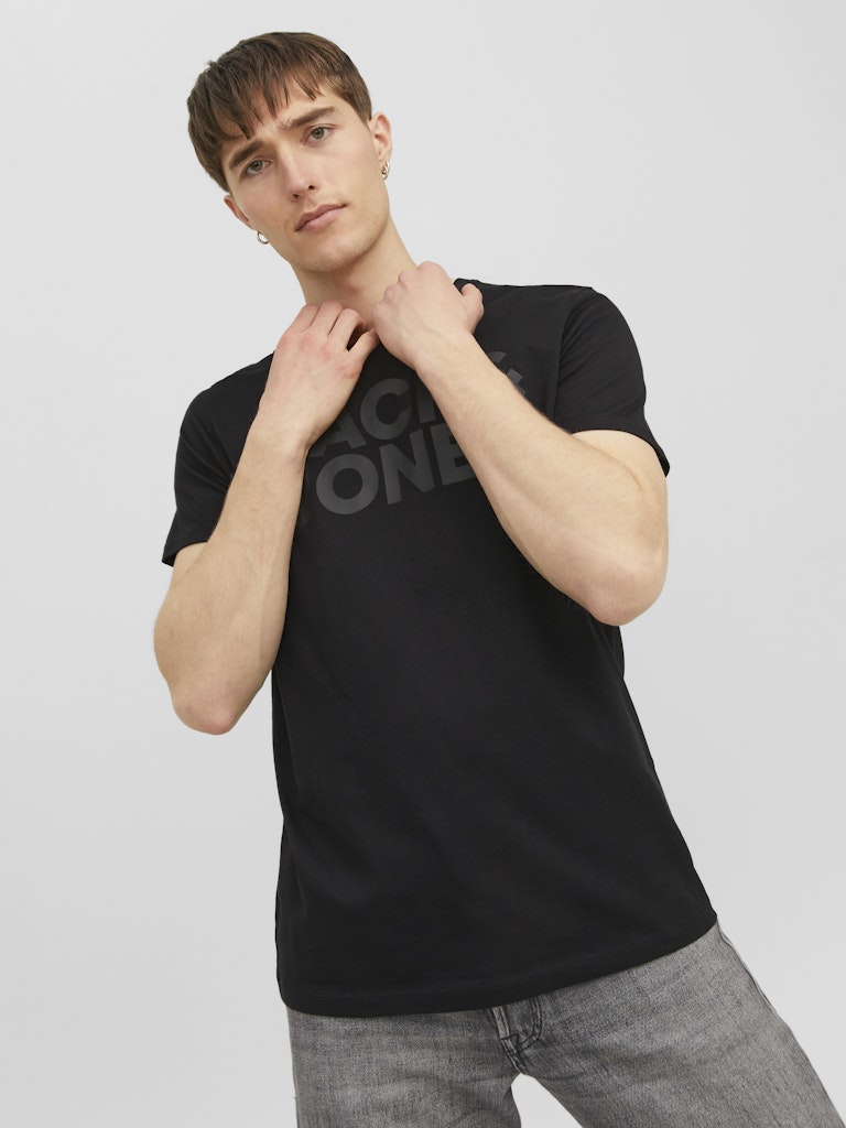 Jack and Jones Miesten T-Paita, JJECORP LOGO TEE SS O-NECK NOOS Black