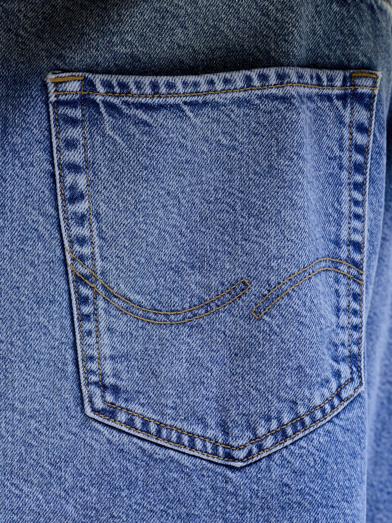 Jack and Jones miesten farkkushortsit JJIRON JJORIGINAL SHORTS SQ 730 SN, Blue Denim