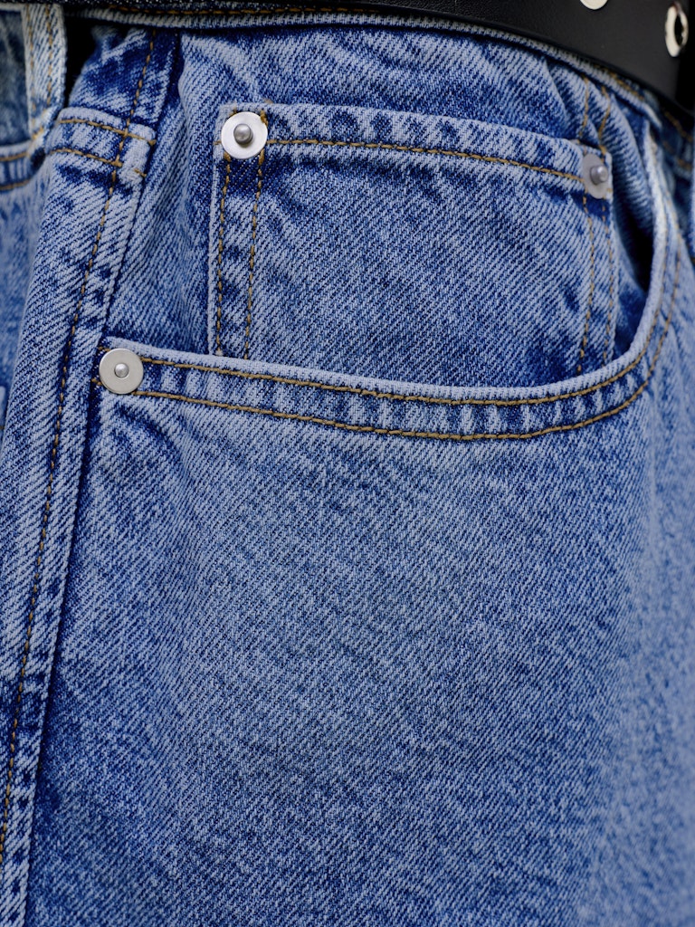 Jack and Jones miesten farkkushortsit JJIRON JJORIGINAL SHORTS SQ 730 SN, Blue Denim