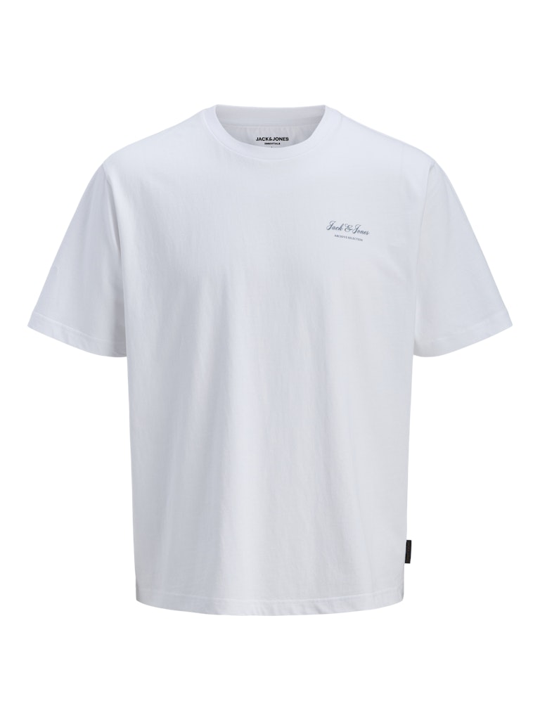 Jack and Jones Junior t-paita JJEARCHIVE Graphic Tee, valkoinen