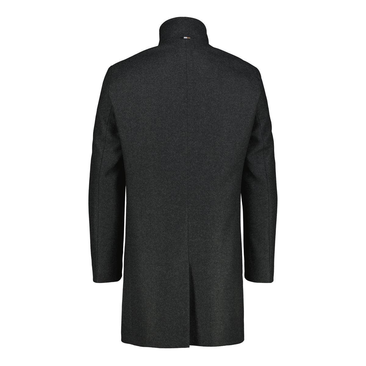 Hugo Boss miesten villakangastakki Hyde Bib 254, harmaa kuosillinen