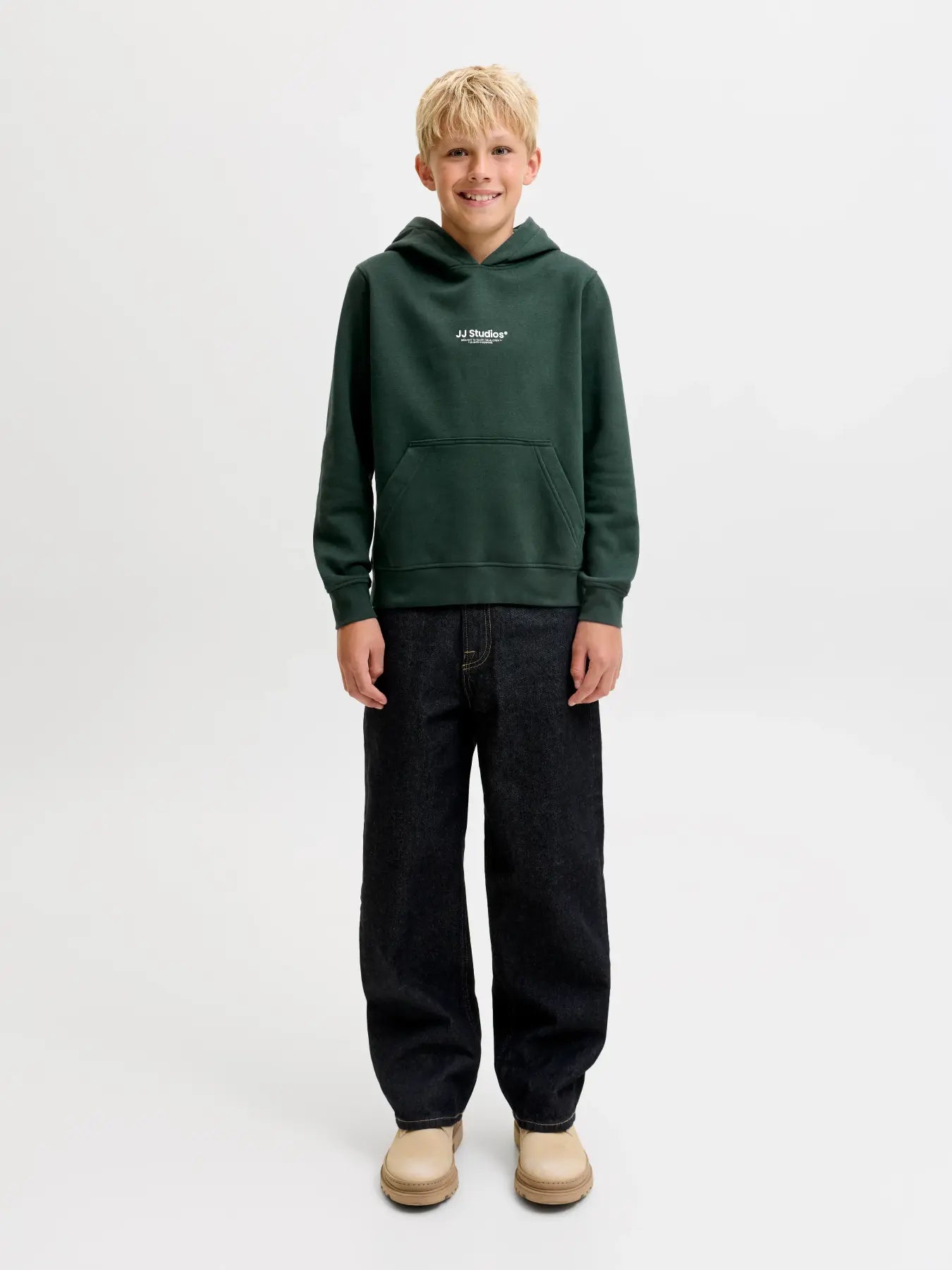 Jack and Jones Junior lasten huppari Soho, vihreä