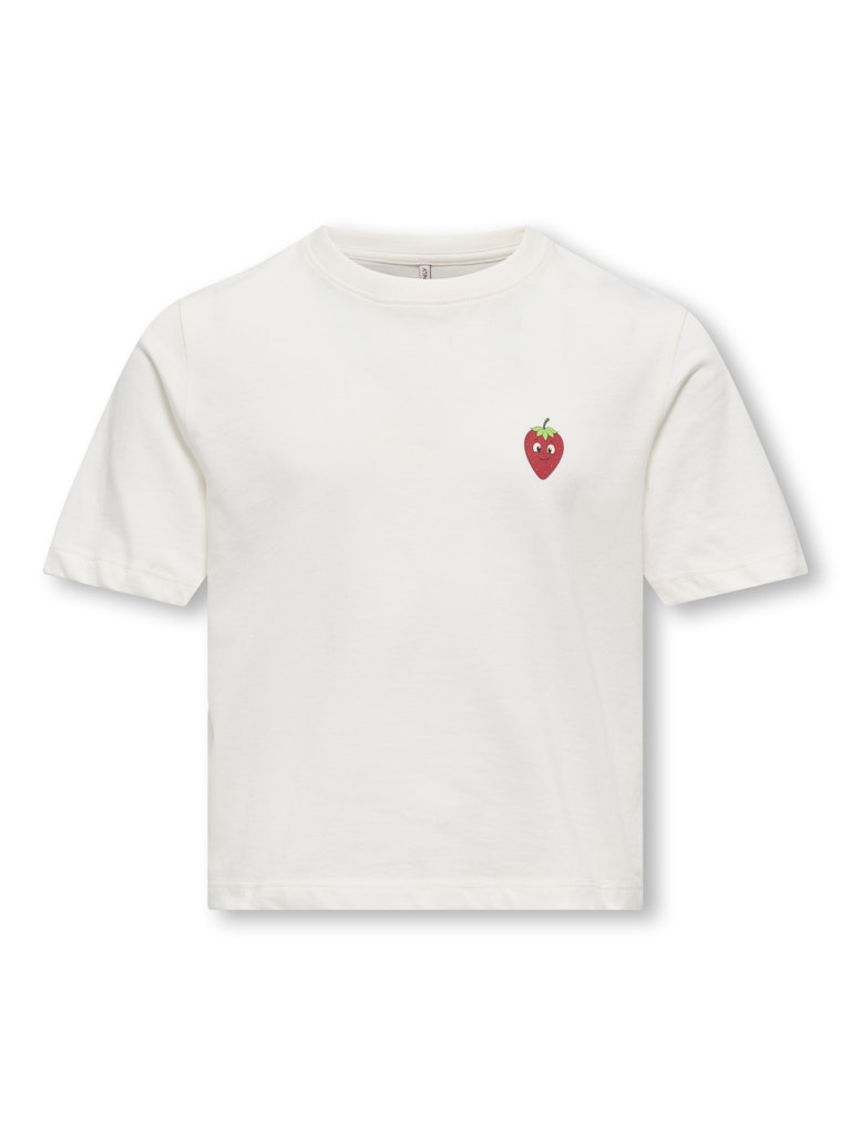 Kids Only lasten t-paita KOGREX SS Printed Top, valkoinen