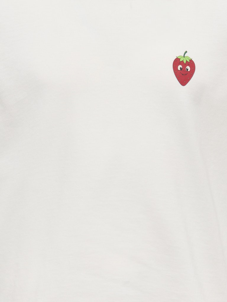 Kids Only lasten t-paita KOGREX SS Printed Top, valkoinen