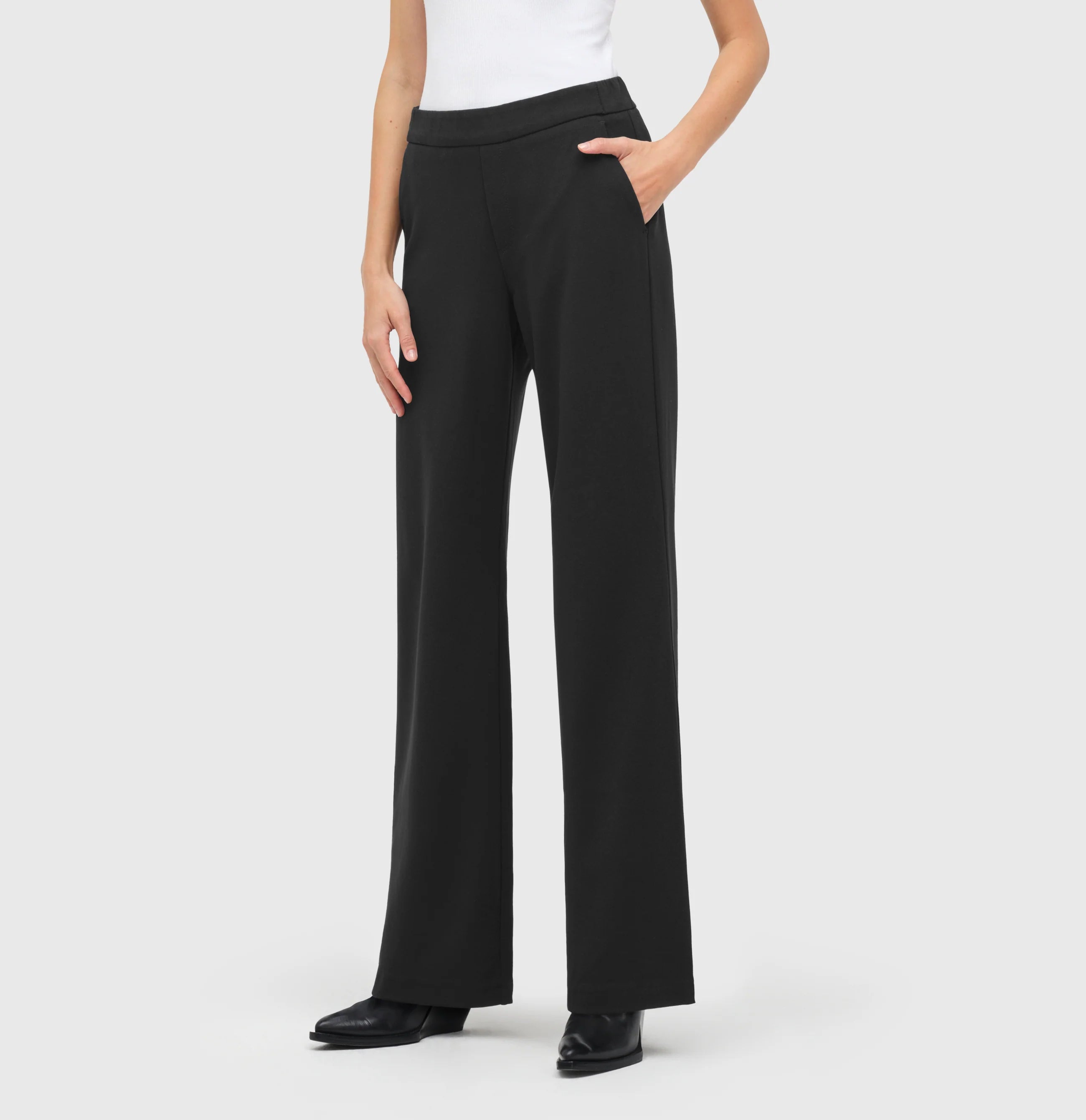 Mac naisten housut Chiara Long Pant, musta