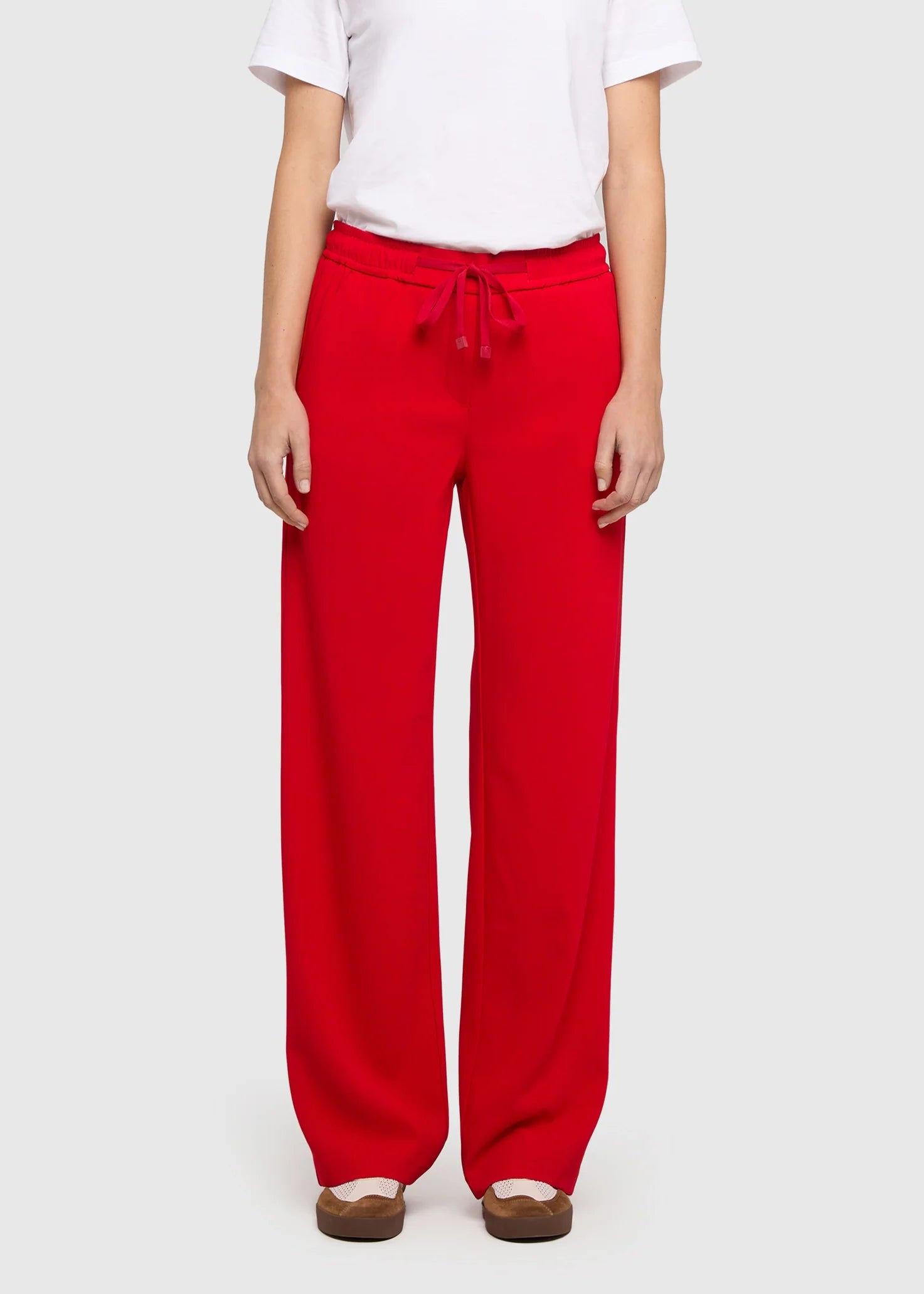 Mac naisten housut Christy Floating, punainen