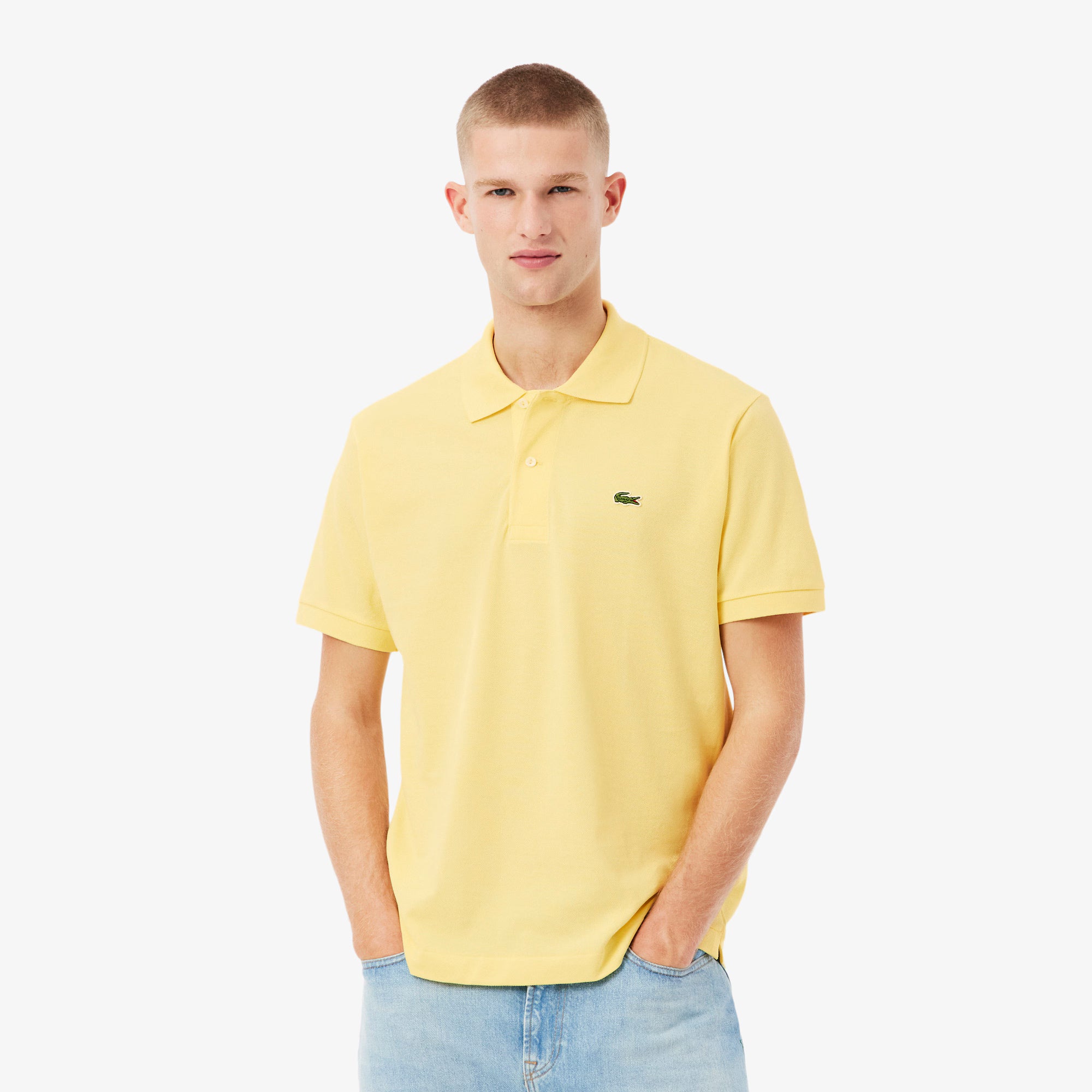 Lacoste miesten pikeepaita Original L1212 Polo, keltainen